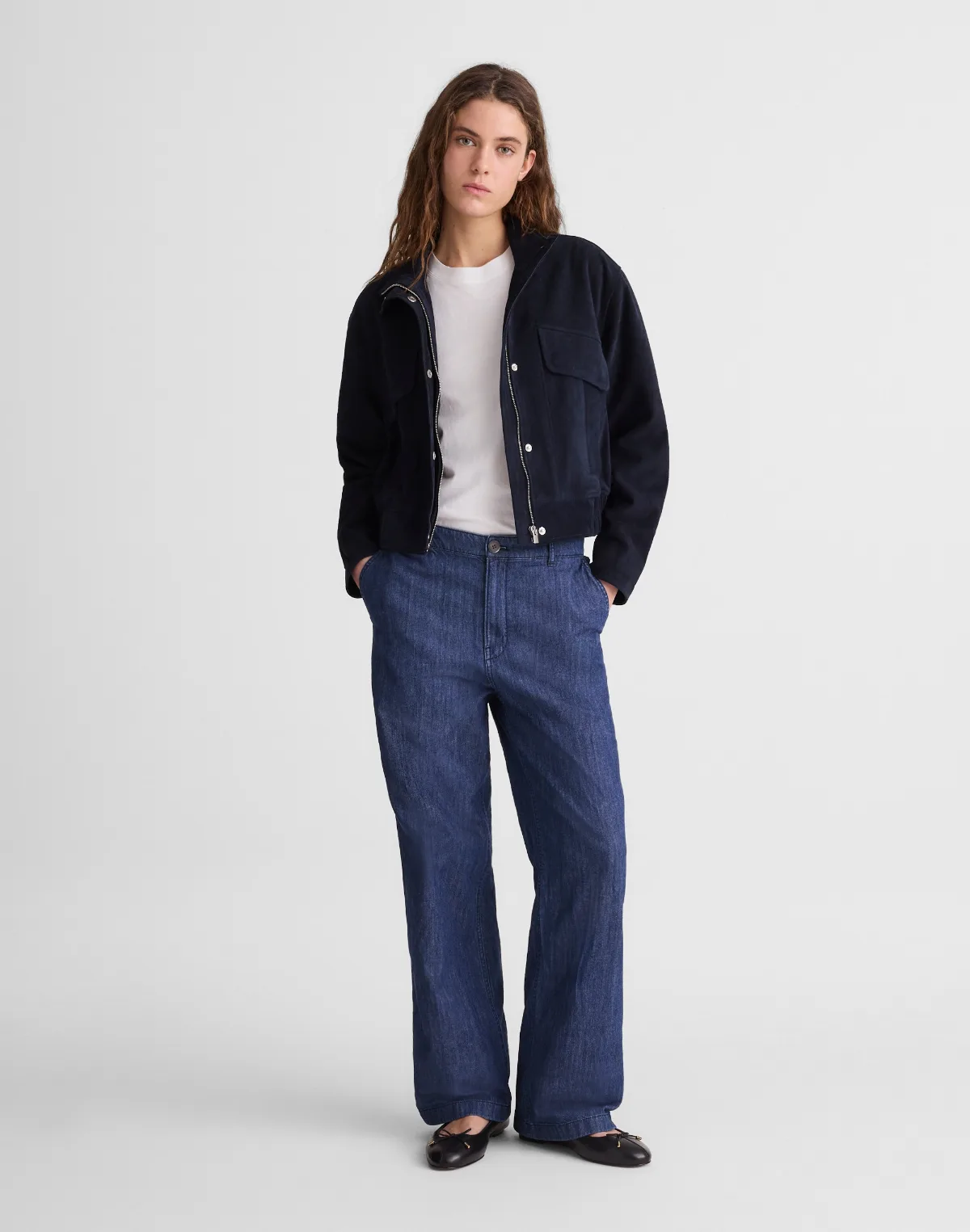 The Zoe Relaxed Straight Denim Pant by MW