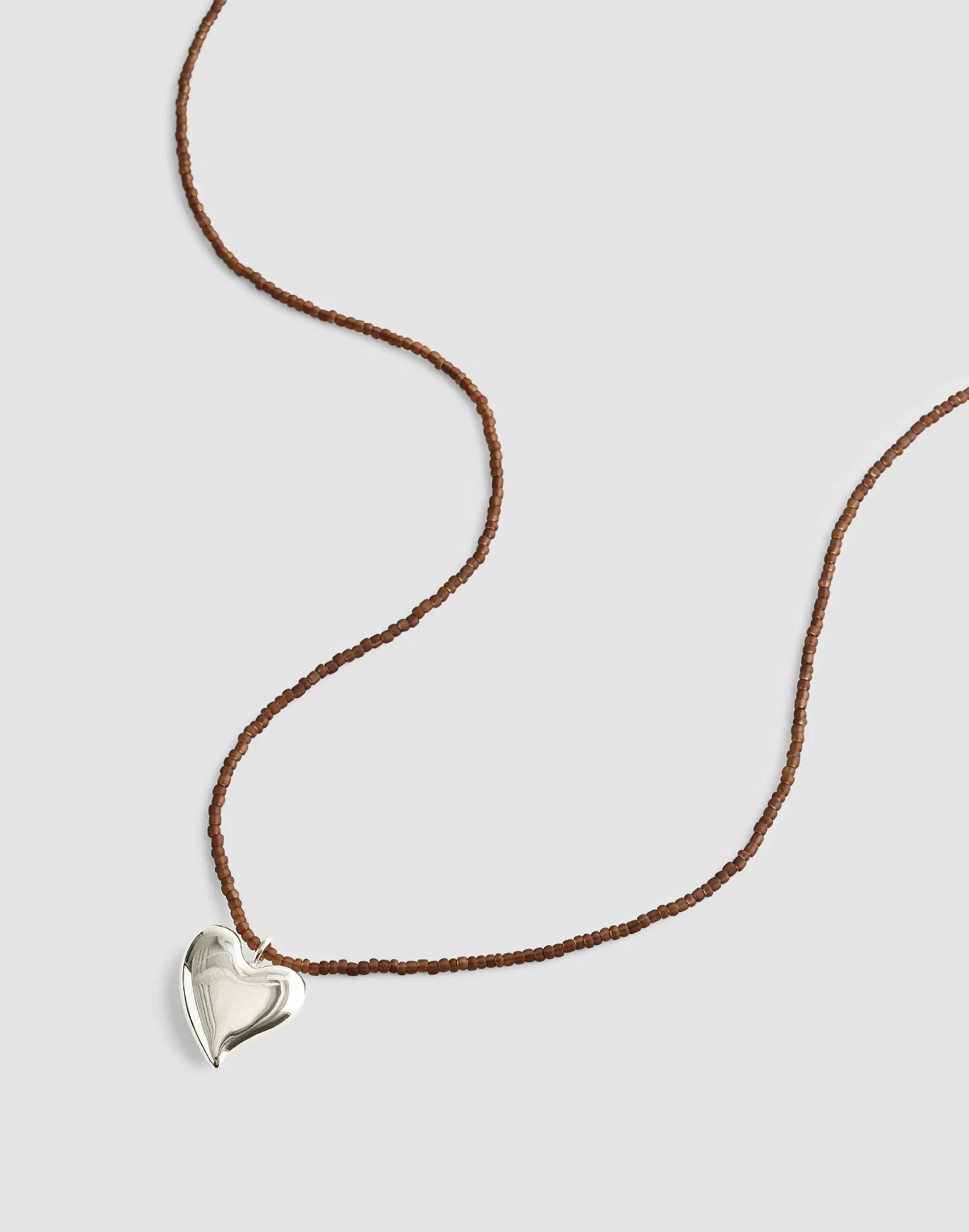 Beaded Pendant Necklace by MW
