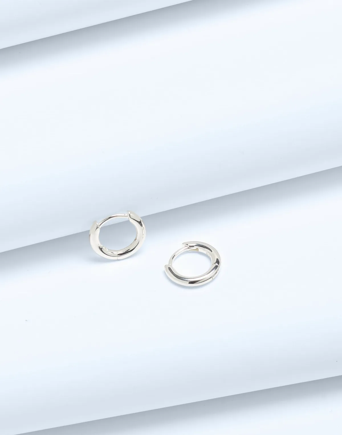 Demi-Fine Huggie Hoop Earrings by MW