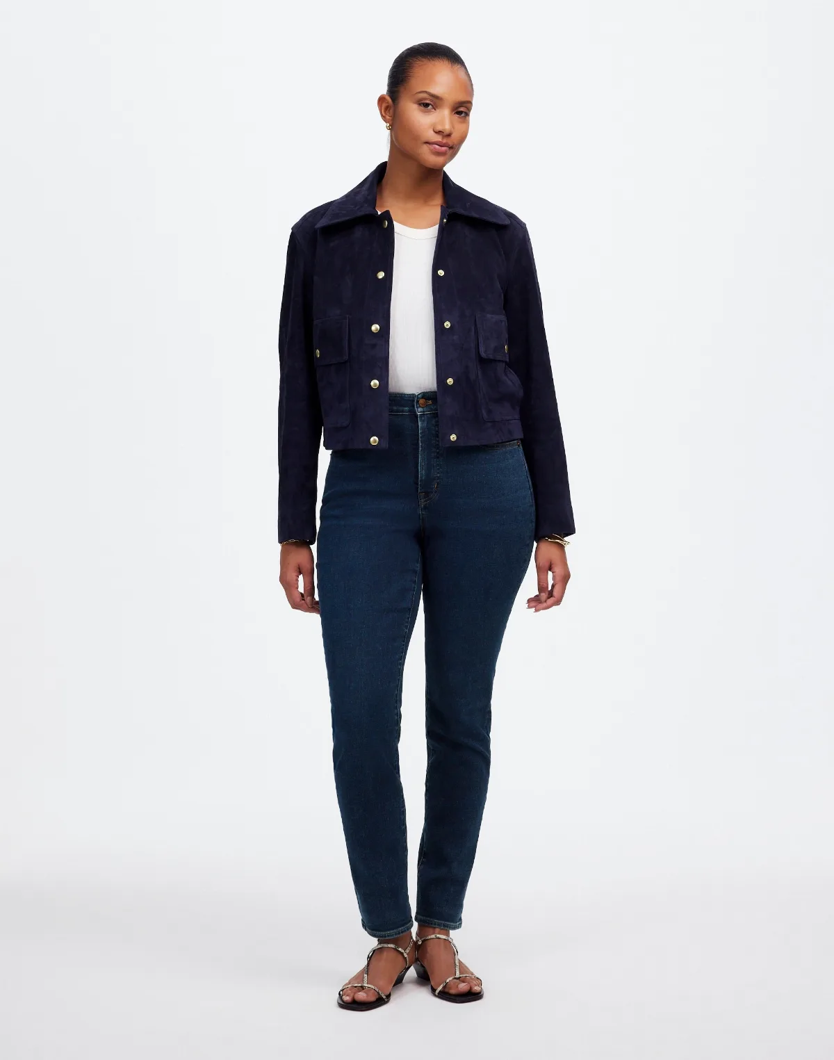 The Curvy Perfect Vintage Jean in Larkspur Wash by MW