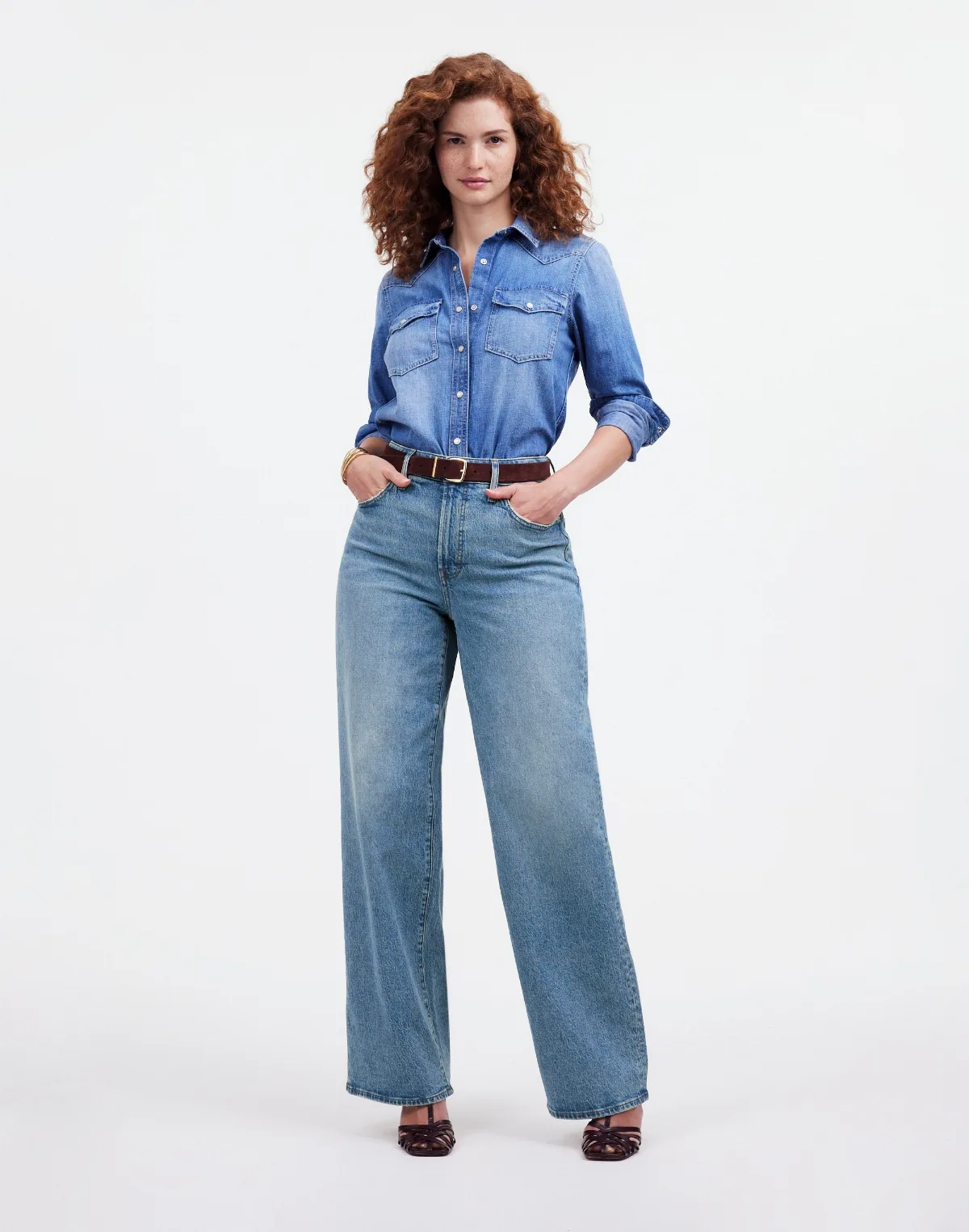 The Curvy Perfect Vintage Wide-Leg Jean by MW