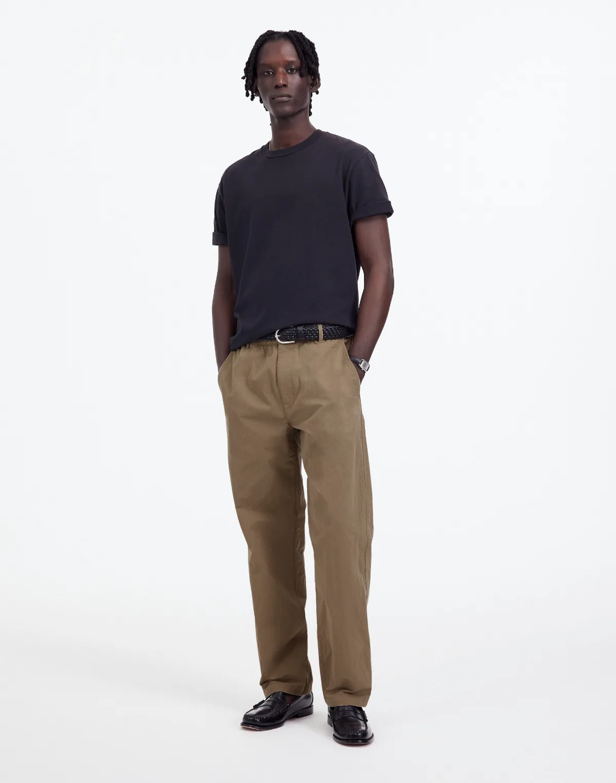 Pull-On Pant in Cotton Blend by MW