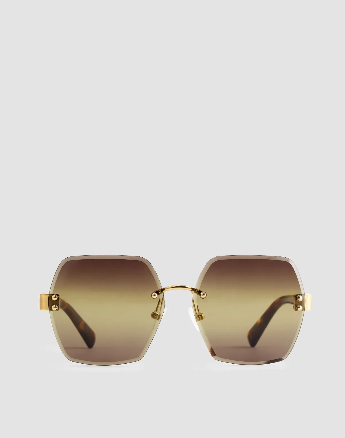 The Weekender Oversized Rimless Sunglasses by MW