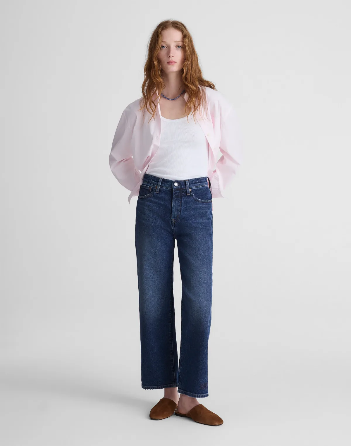The Short Perfect Vintage Wide-Leg Crop Jean by MW