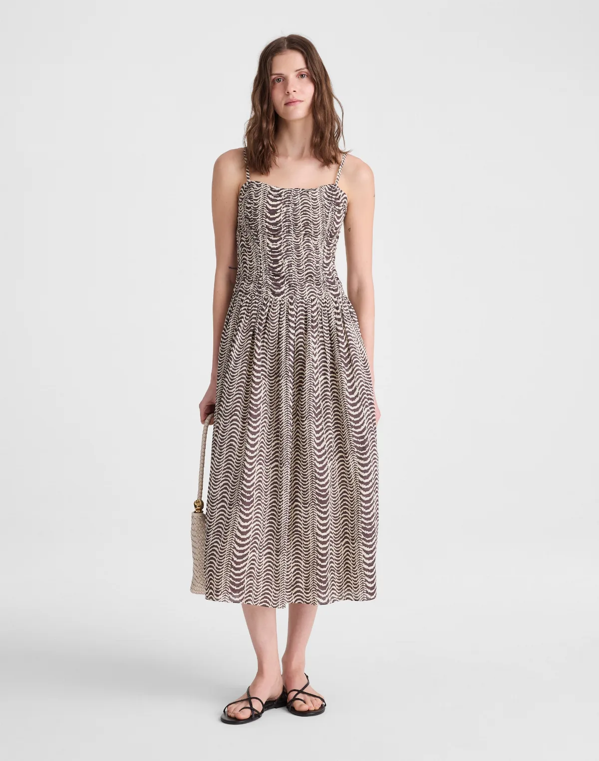 Ruched Midi Dress by MW