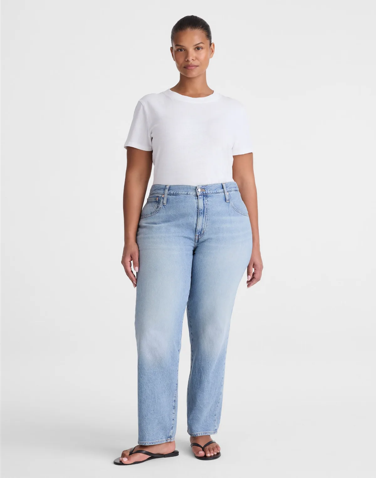 The Dean Easy Straight Jean in Airy Denim by MW