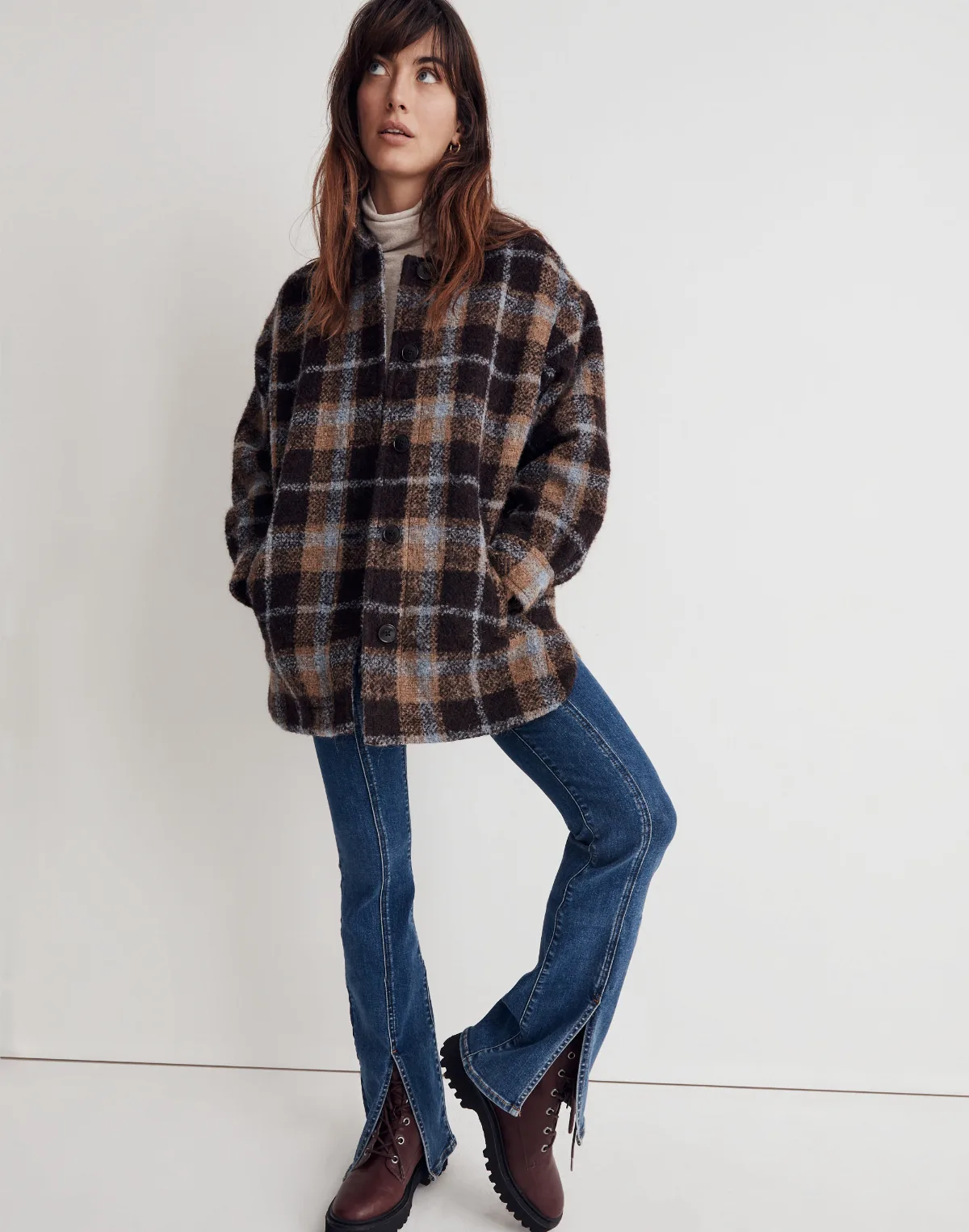 Belrose Shirt-Jacket in Cassel Plaid by MW