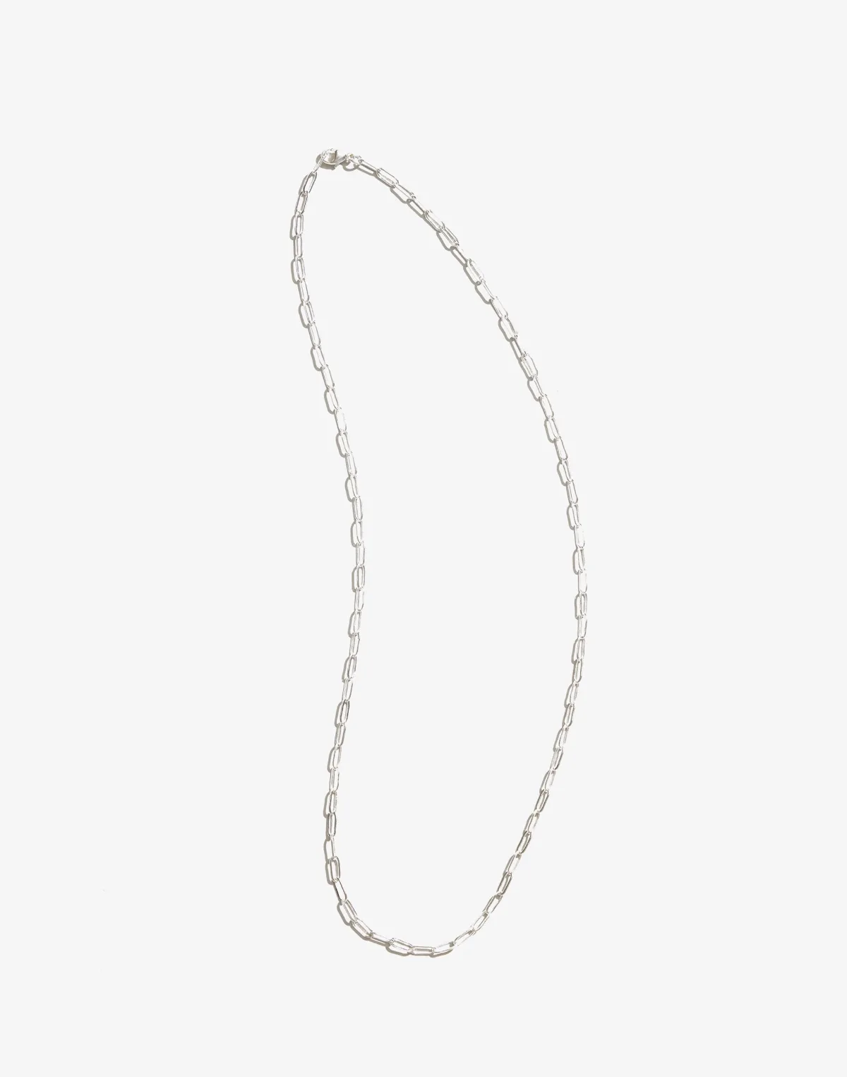 Maslo Jewelry Drawn Cable Chain Necklace Sterling by MW