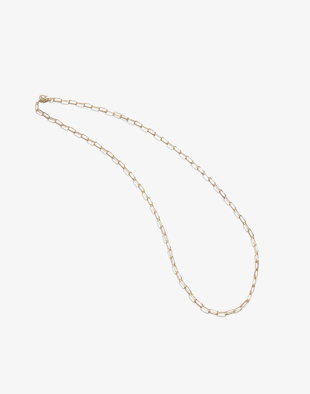 Maslo Jewelry Drawn Cable Chain Necklace