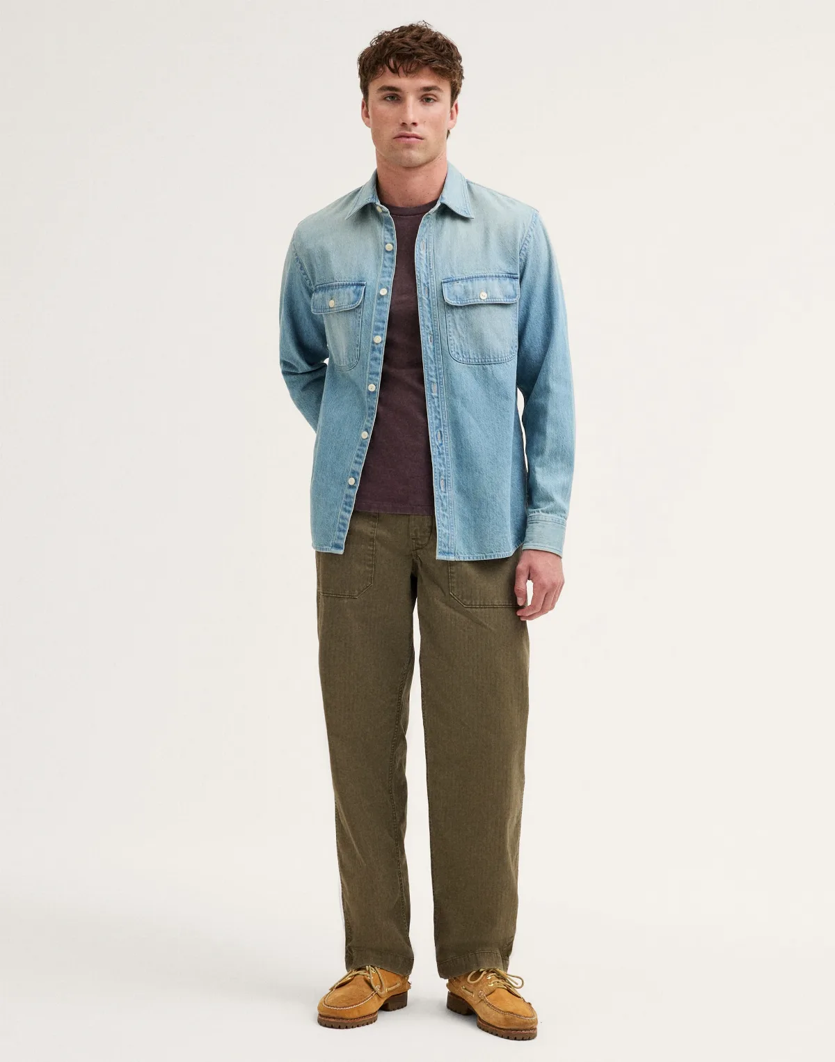 Work Shirt in Softfade Denim by MW