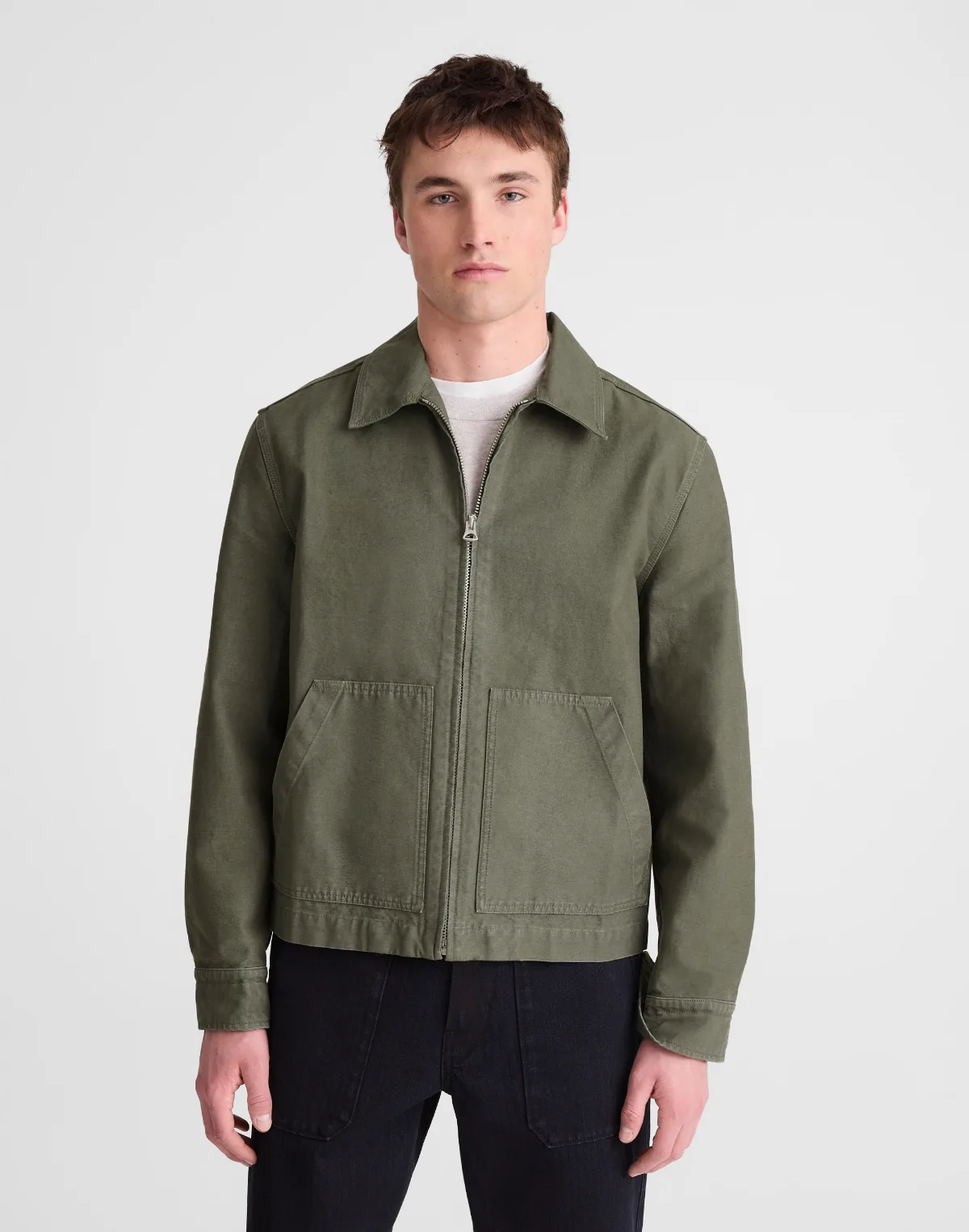 Service Jacket in Reverse Sateen by MW