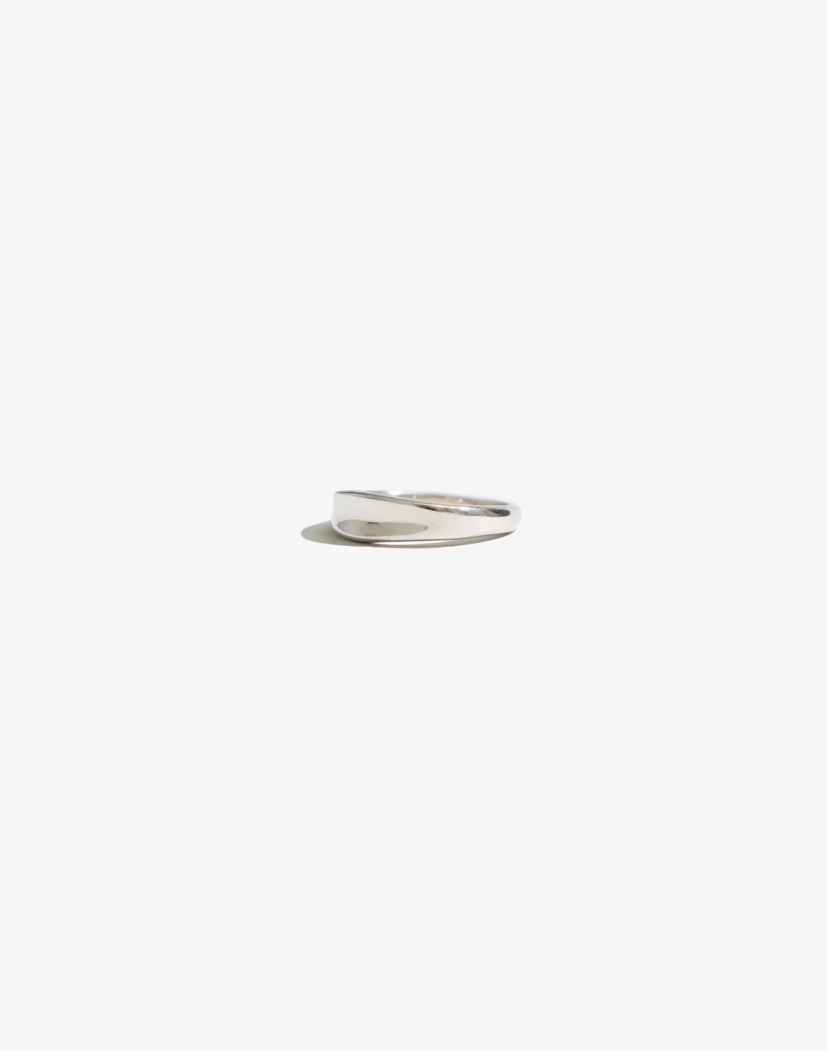 Maslo Jewelry Crescent Ring Sterling by MW