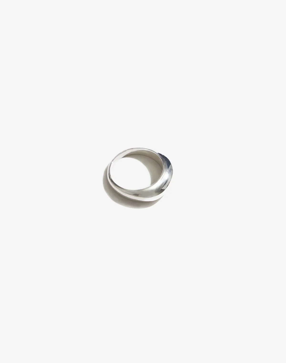 Maslo Jewelry Mini Domed Ring Sterling by MW