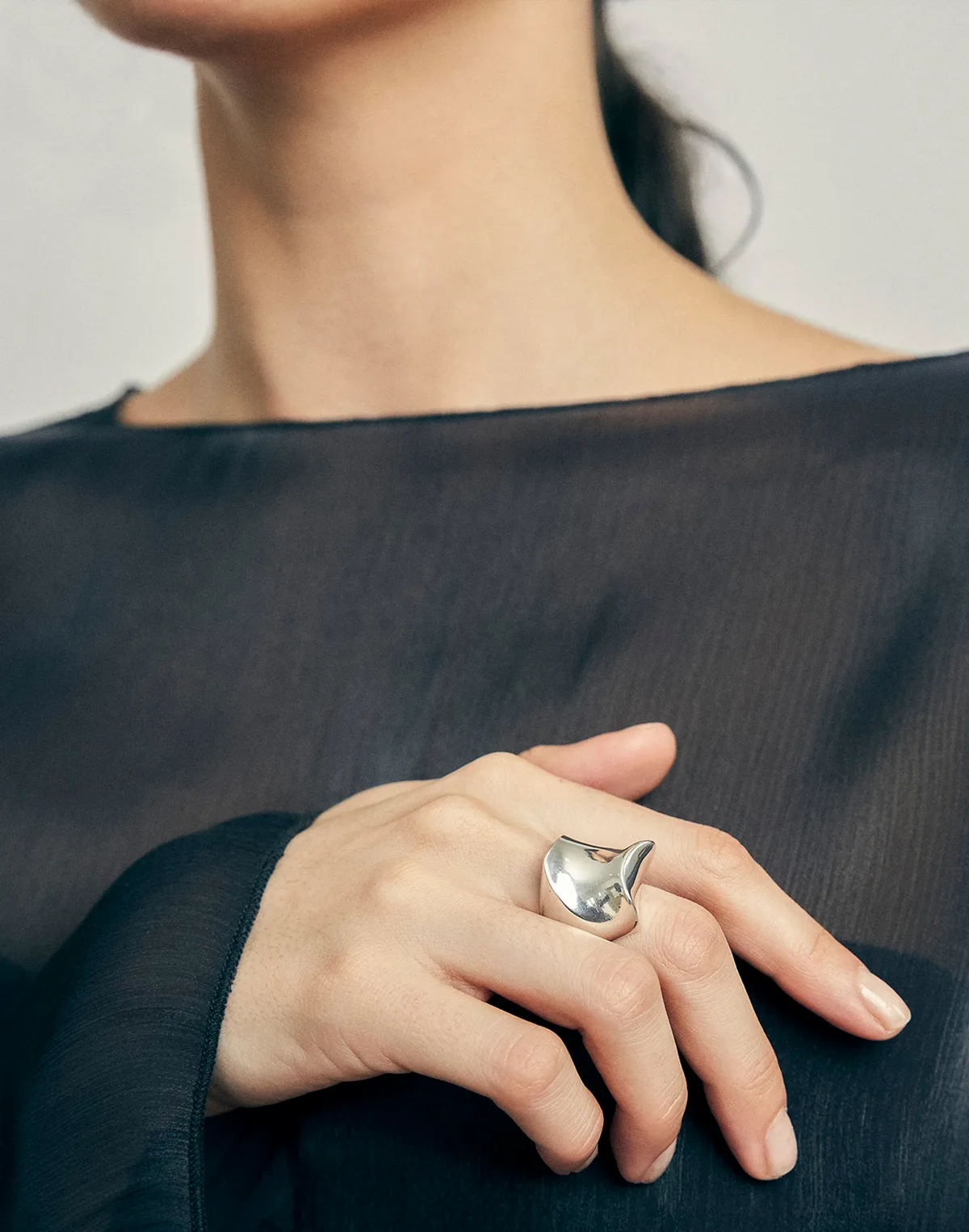 Maslo Jewelry Arp Ring Sterling by MW