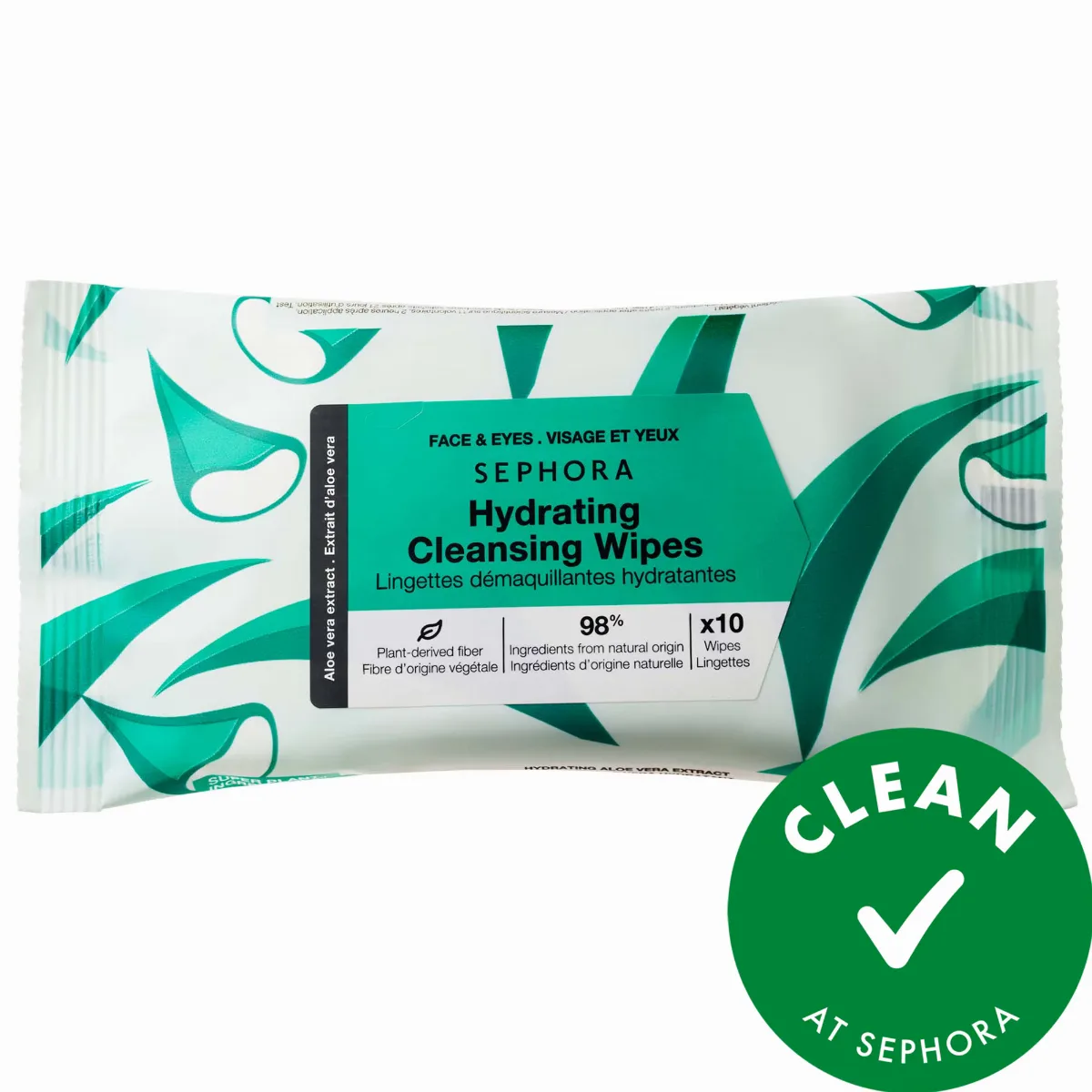 Cleansing + Exfoliating Wipes Aloe by SEPHORA COLLECTION