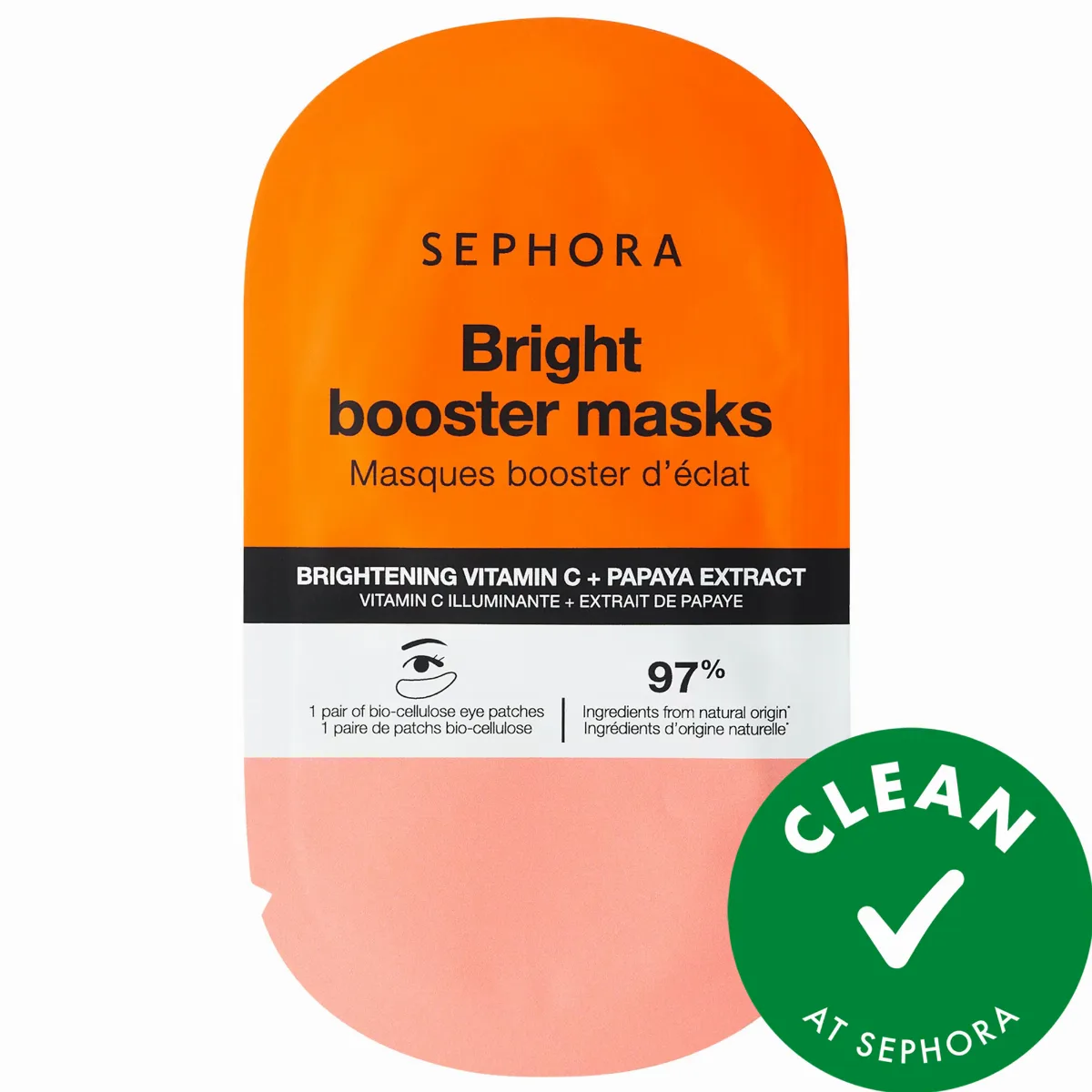 Booster Eye Mask Brightening + Vitamin C 1 Pc by SEPHORA COLLECTION