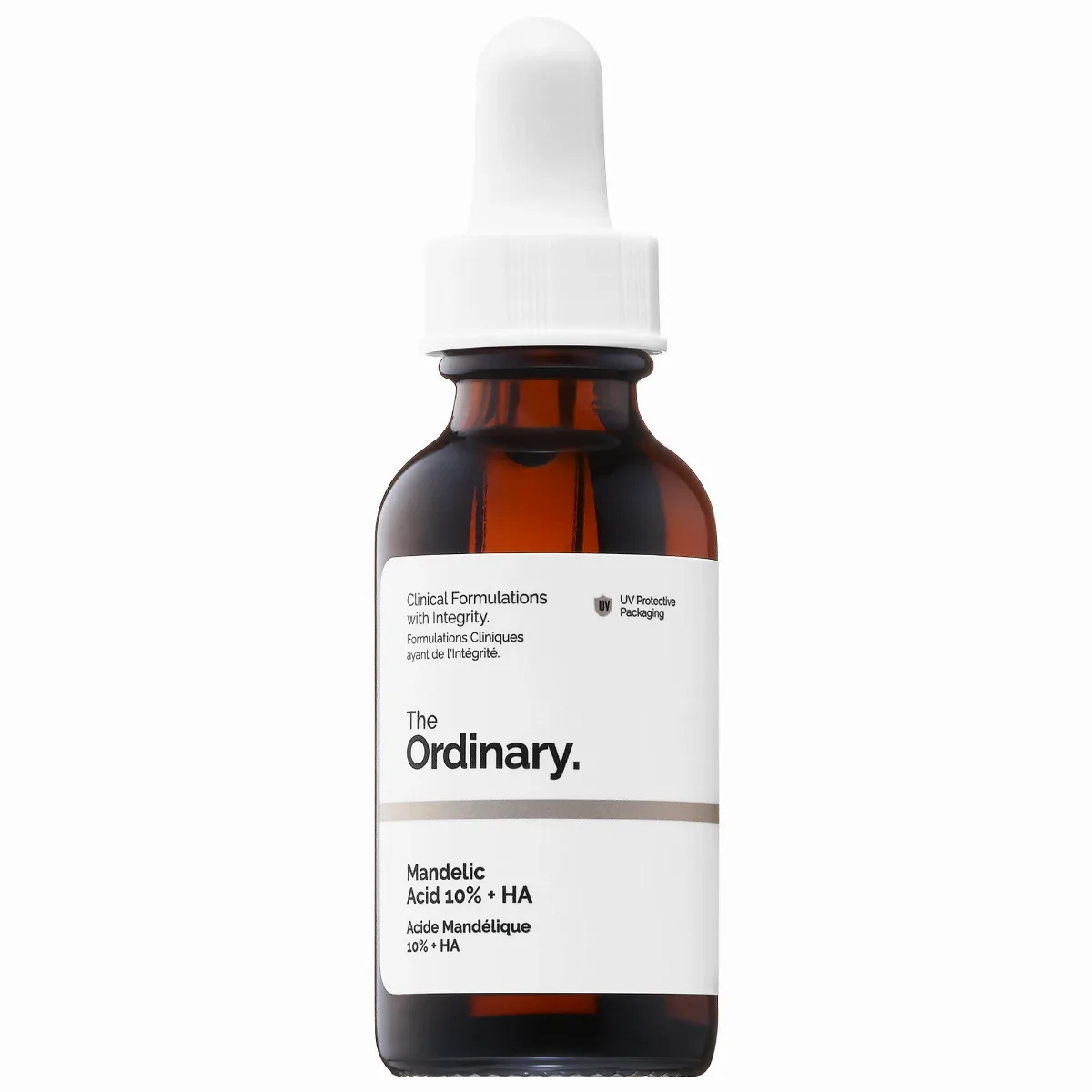 Mandelic Acid 10% + HA Gentle Facial Exfoliating Serum for Hydration 1 oz / 30 mL by The Ordinary