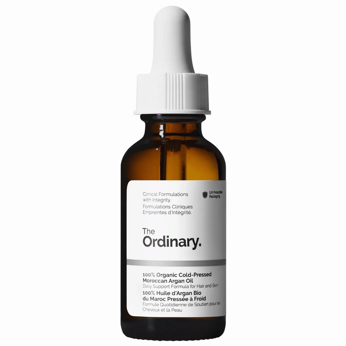 100% Organic Cold-Pressed Moroccan Argan Oil for Skin & Hair 1 oz / 30 mL by The Ordinary