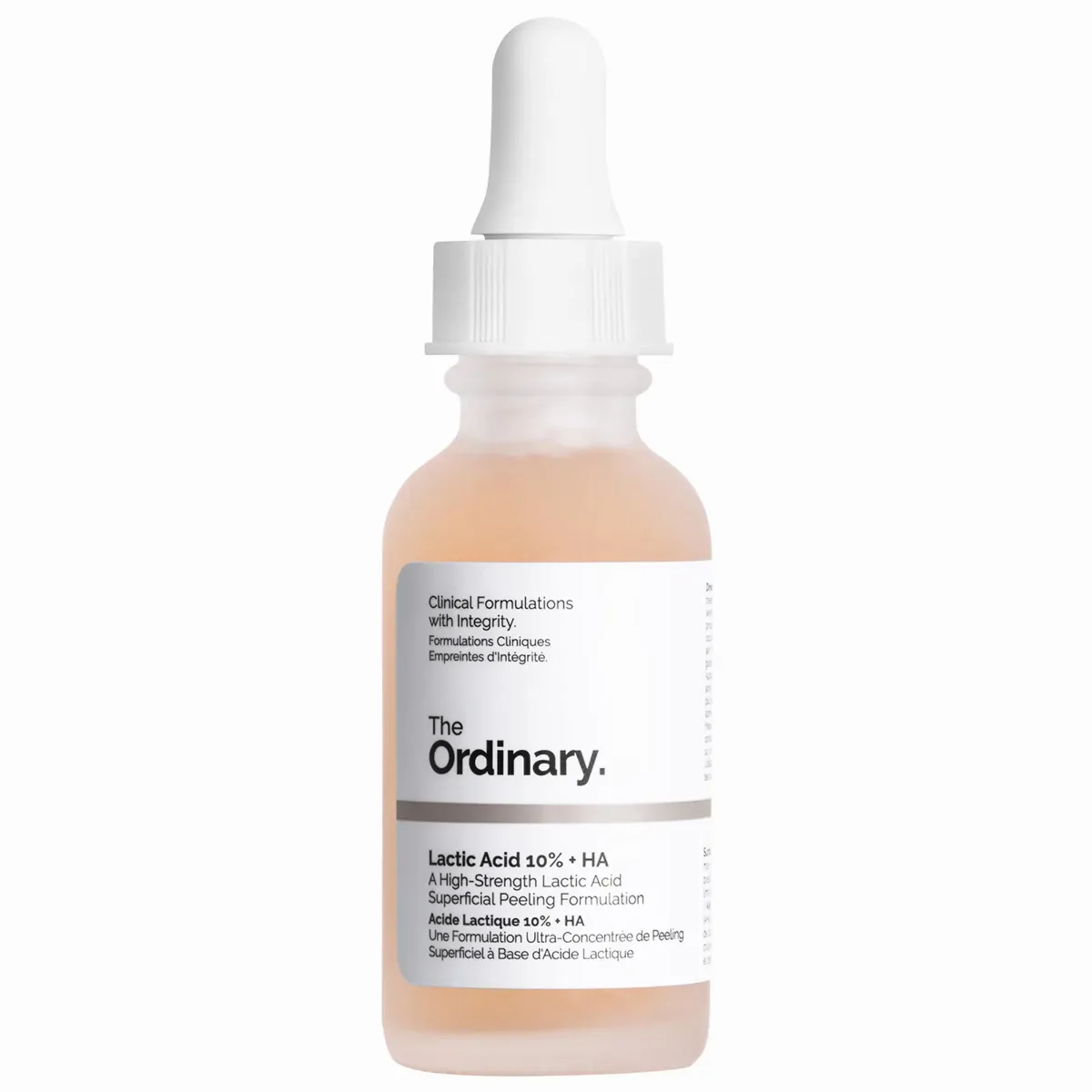 Lactic Acid 10% + HA 2% High-Strength Exfoliating Serum for Uneven Texture 1 oz / 30 mL by The Ordinary