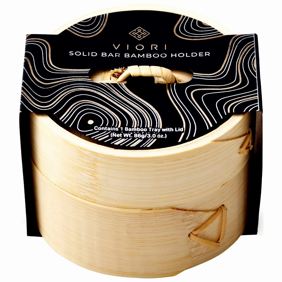 Hair Shampoo & Conditioner Bamboo Bar Holder by Viori