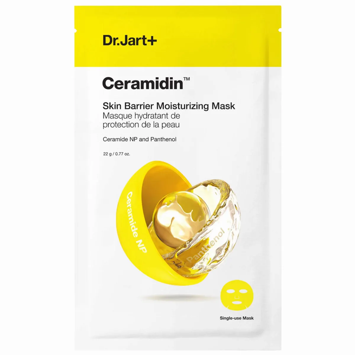 Ceramidin Skin Barrier Moisturizing Mask 0.77 oz / 22 G by Dr. Jart+