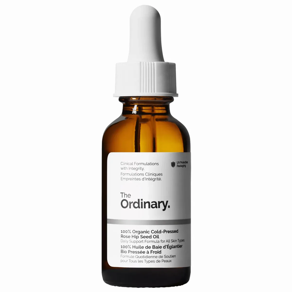 100% Organic Cold-Pressed Rose Hip Seed Oil for Skin Elasticity 1 oz / 30 mL by The Ordinary