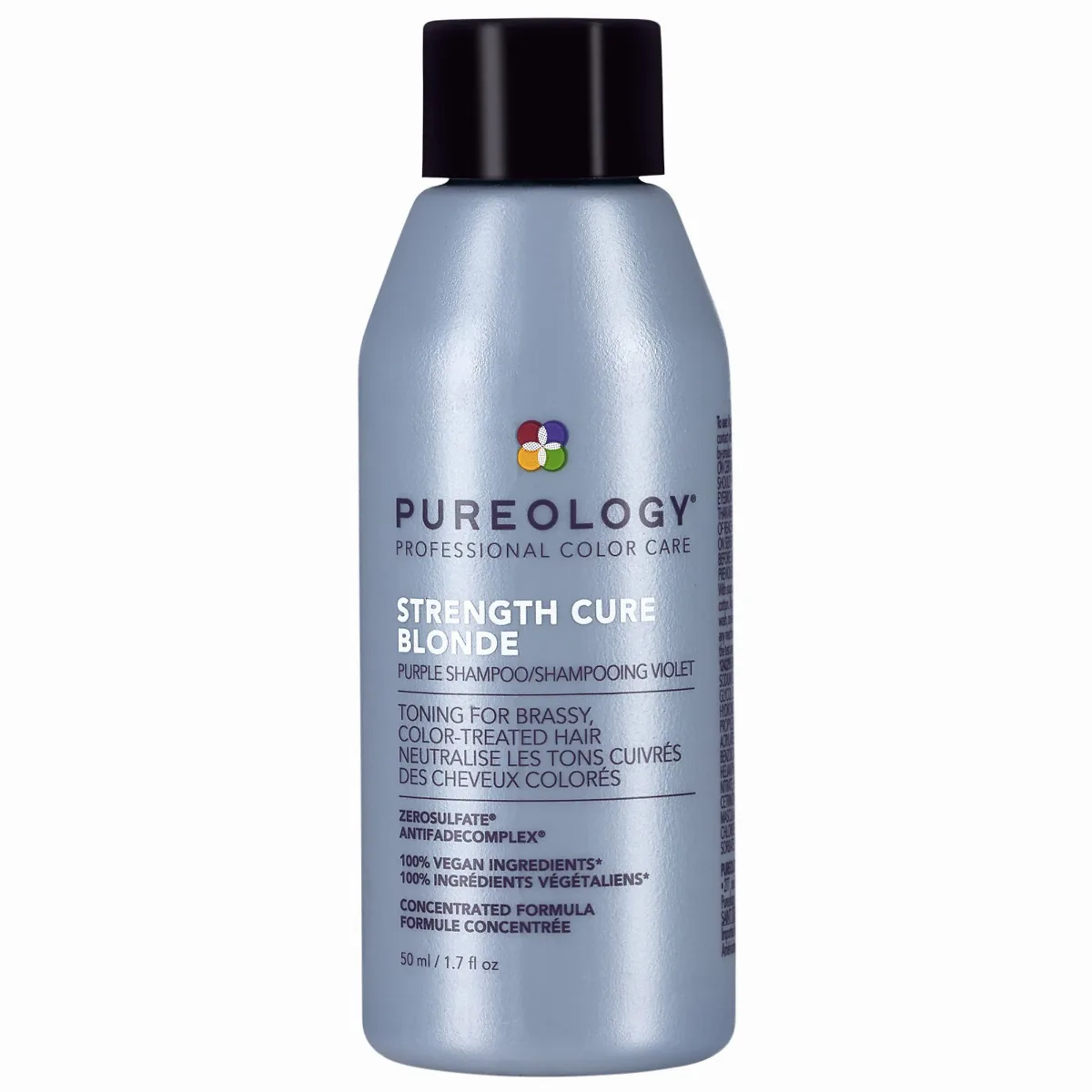 Mini Strength Cure Blonde Purple Shampoo 1.7 oz / 50 mL by Pureology