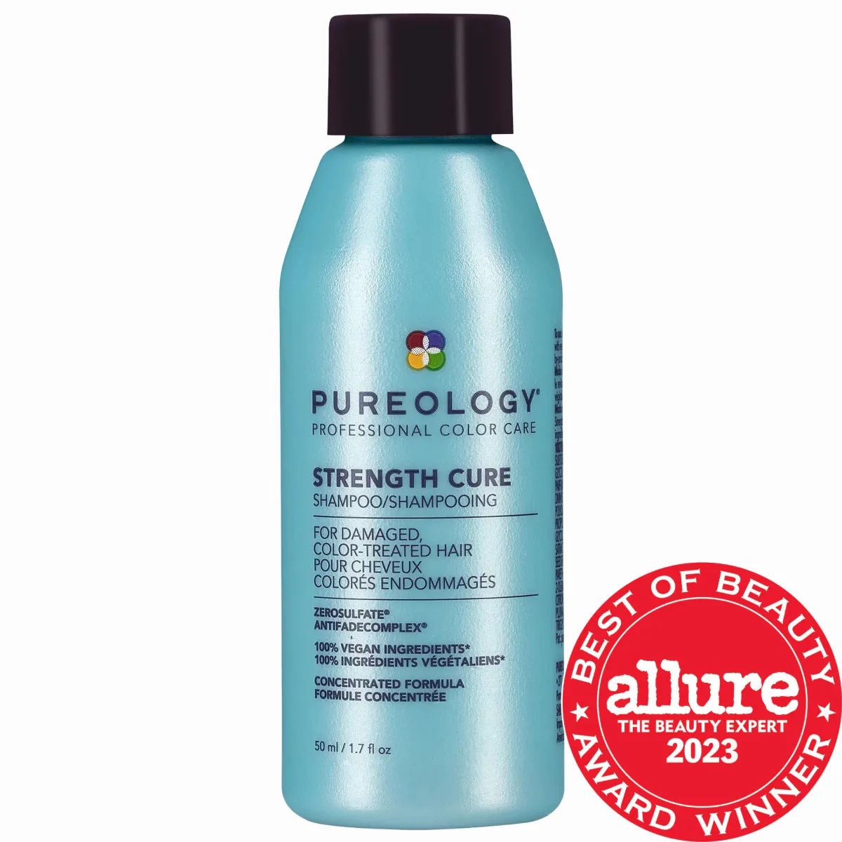 Mini Strength Cure Shampoo for Damaged Hair 1.7 oz / 50 mL by Pureology