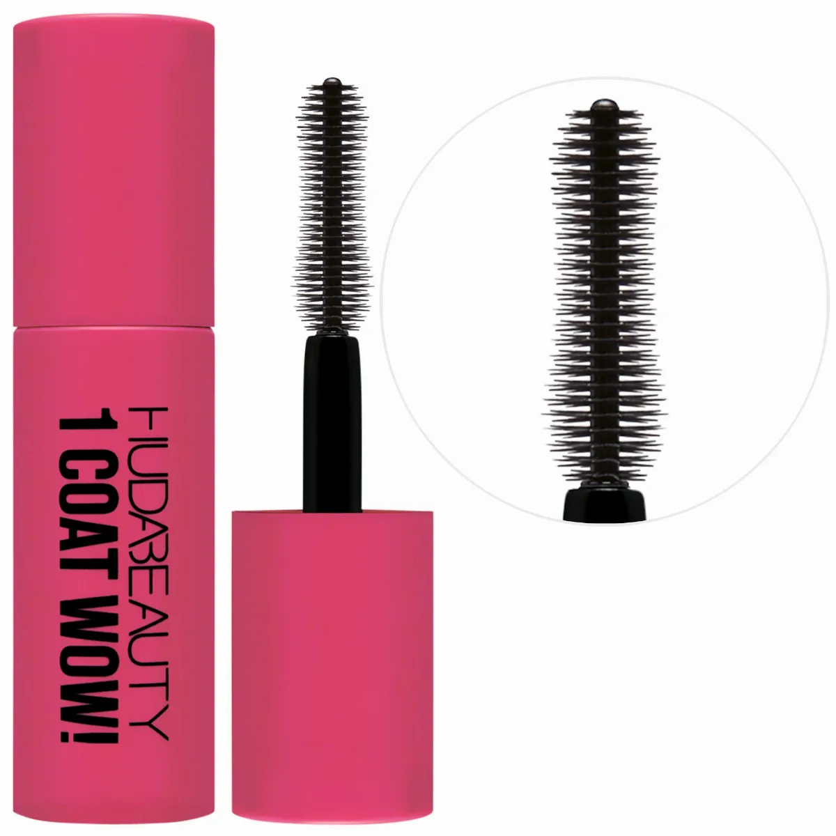 Mini 1 Coat WOW! Extra Volumizing and Lifting Mascara 0.23 Fl oz / 7 mL by HUDA BEAUTY