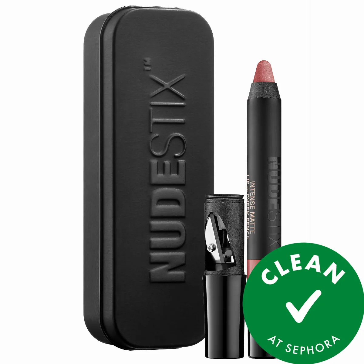 Intense Matte Lip Pencil + Cheek Kiss 0.088 oz / 2.49 G by NUDESTIX