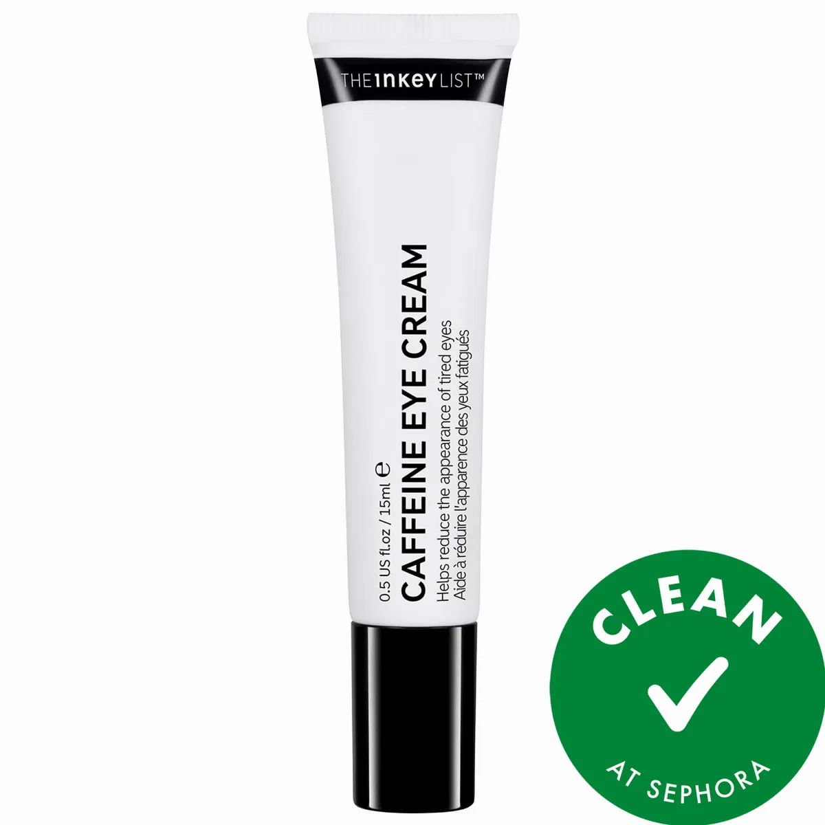 Caffeine De-Puffing + Dark Circle Eye Cream 15 Ml by The INKEY List