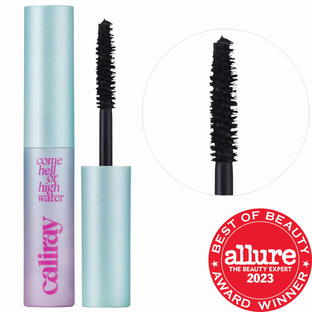 Mini Come Hell or High Water 24-Hour Volumizing & Lengthening Tubing Mascara 0.18 oz / 5.5 mL by caliray