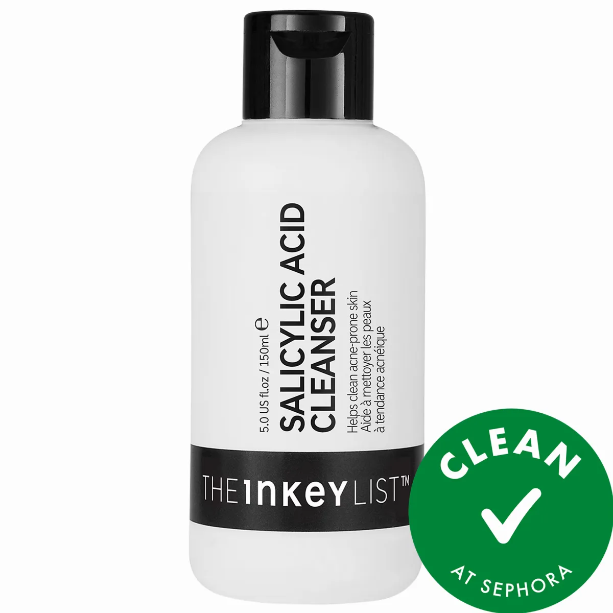 Salicylic Acid Acne + Blackhead Cleanser 5/150 by The INKEY List