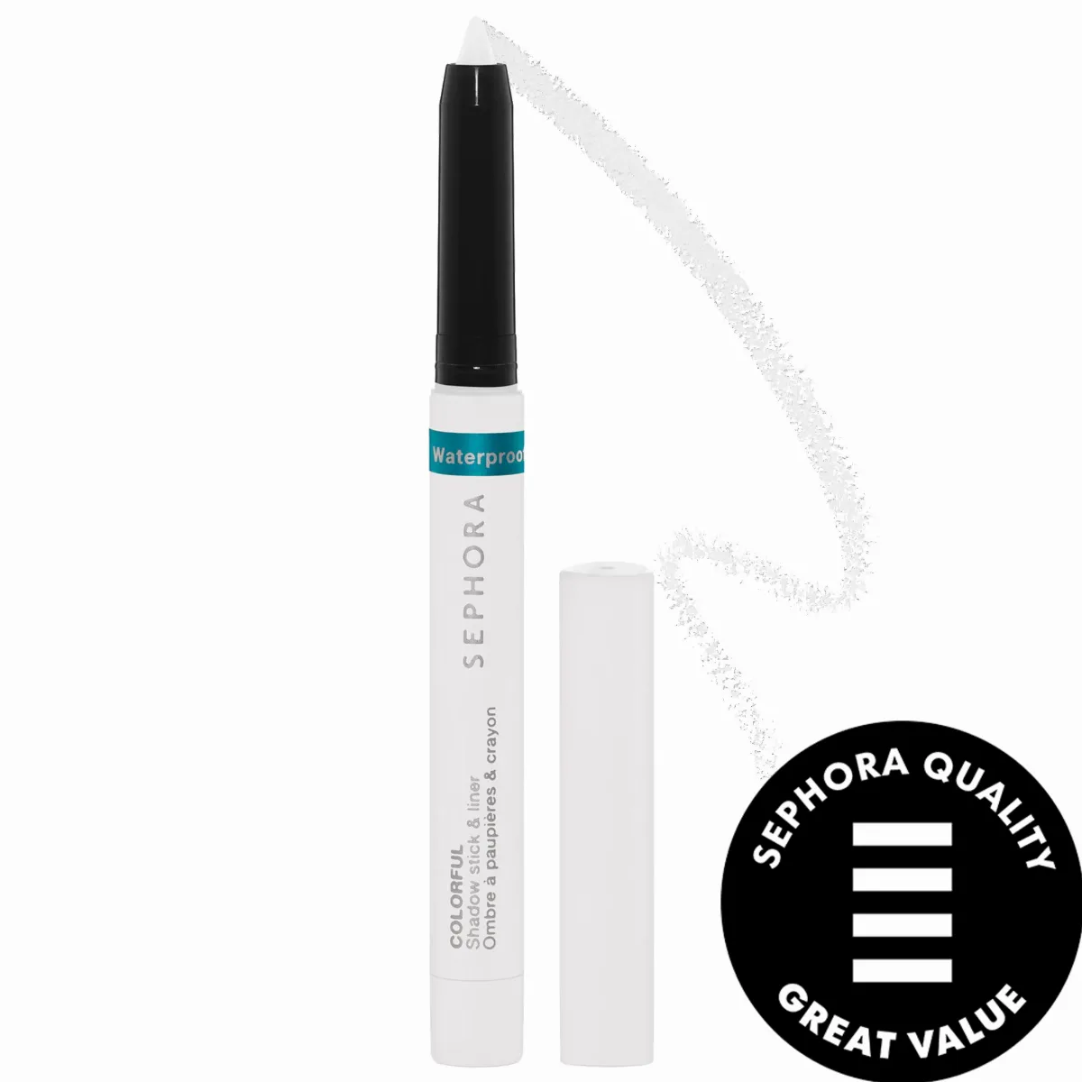 Colorful Waterproof Eyeshadow & Eyeliner Multi-Stick 00 White Matte.33 oz by SEPHORA COLLECTION