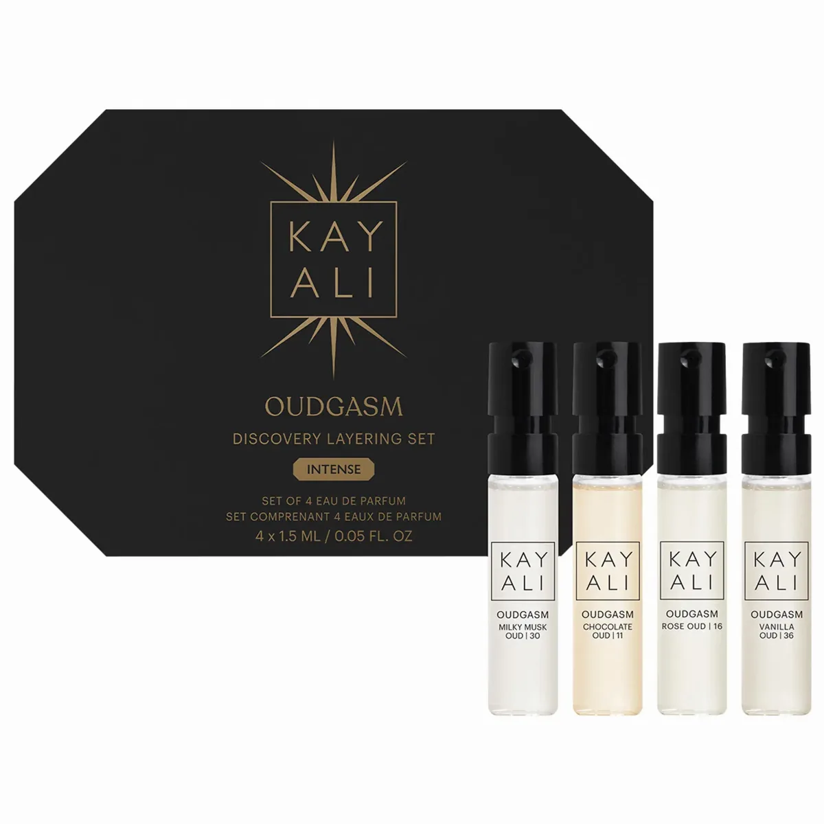 Oudgasm Discovery Layering Sampler Perfume Set by KAYALI