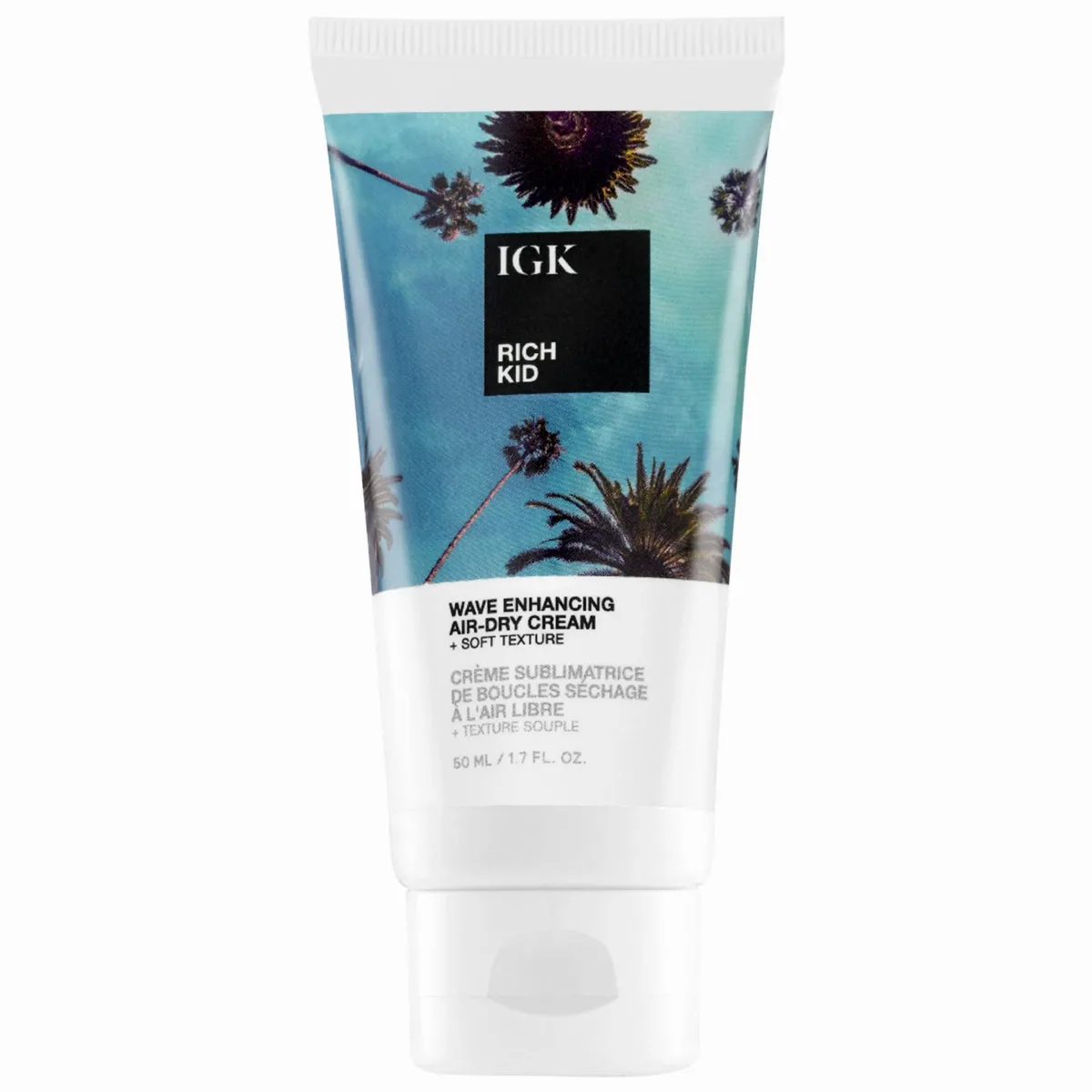 Mini RICH KID Coconut Oil Air-Dry Styling Cream 1.7 oz / 50 mL by IGK