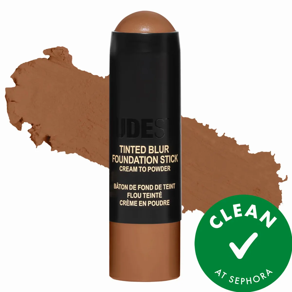 Tinted Blur Foundation Stick Nude Deep 8 0.2 oz / 6.2 G by NUDESTIX