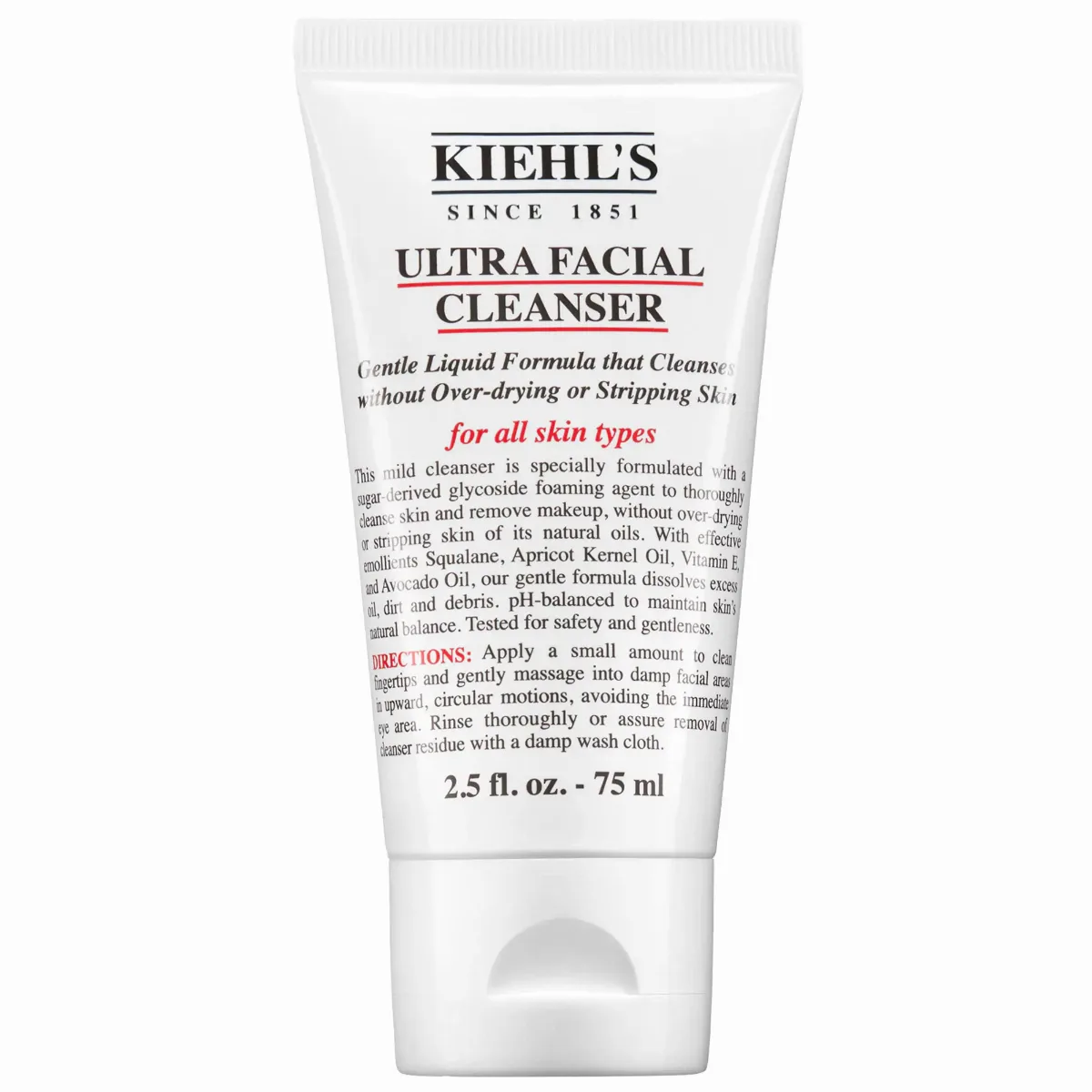 Mini Ultra Facial Gentle Face Cleanser with Glycerin 2.5 oz / 75 Ml by Kiehl's Since 1851