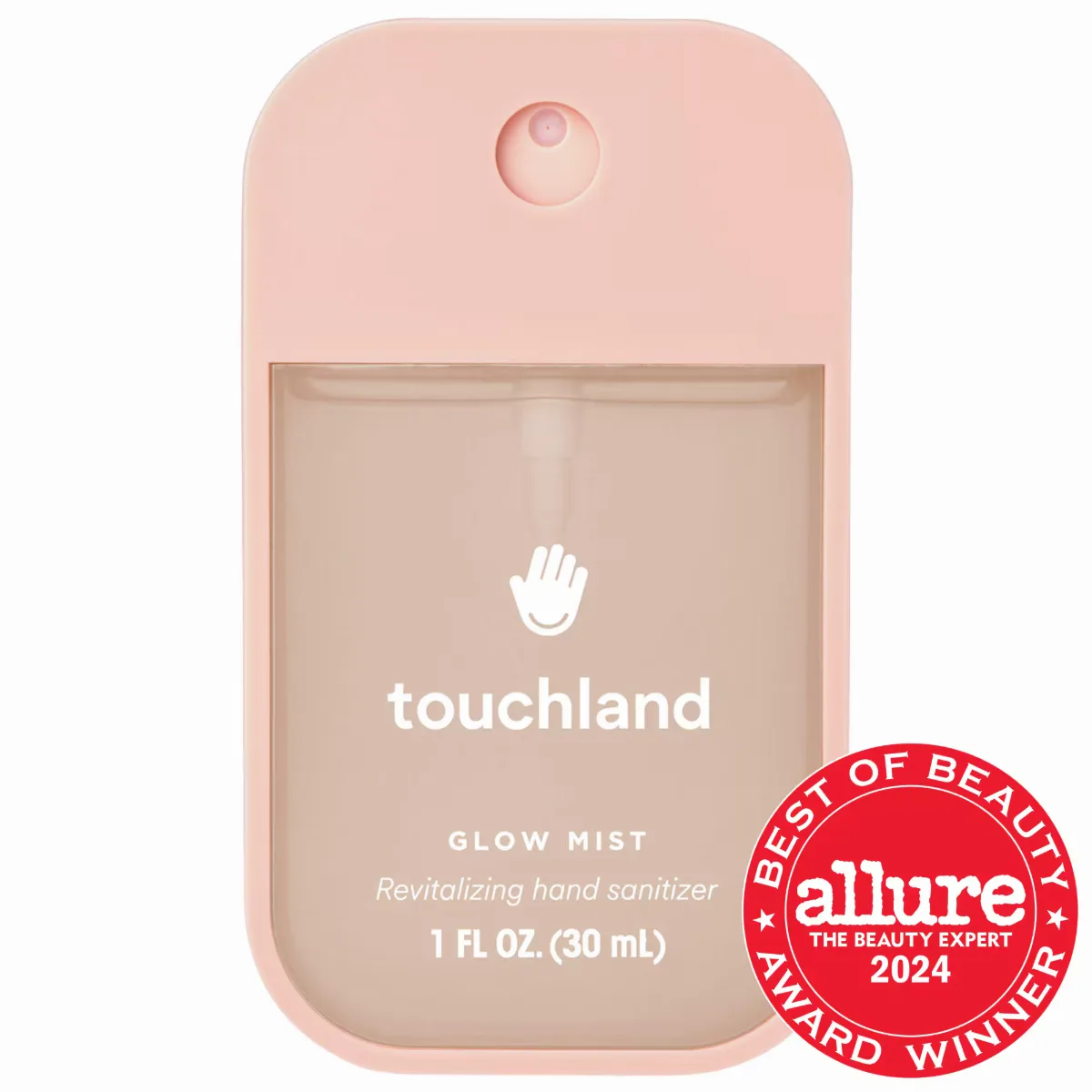 Glow Mist Revitalizing Hand Sanitizer Rosewater 1 Fl. oz. / 30 mL by Touchland