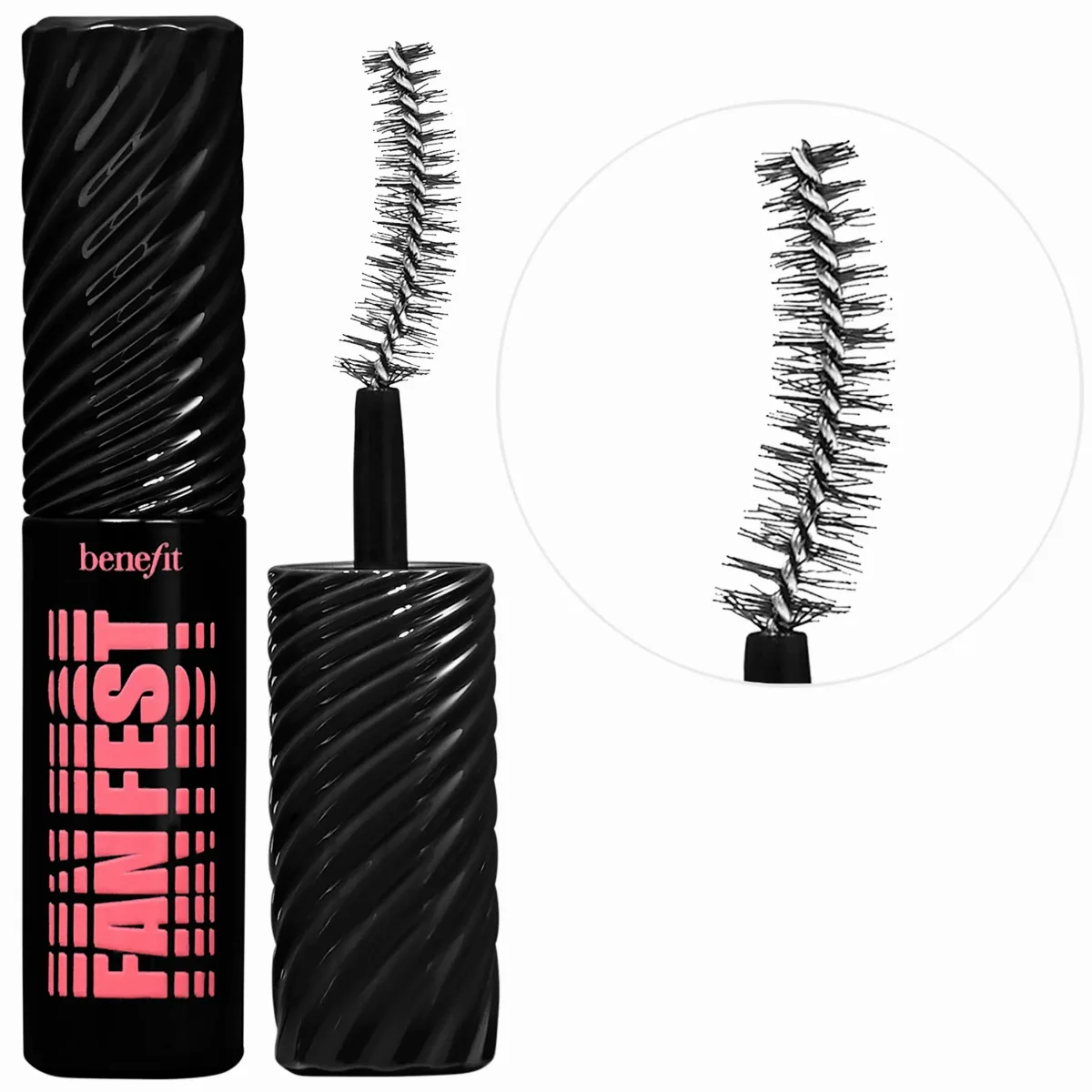 Mini Fan Fest Fanning & Volumizing Mascara Hyper Black 0.14 oz / 4 G by Benefit Cosmetics