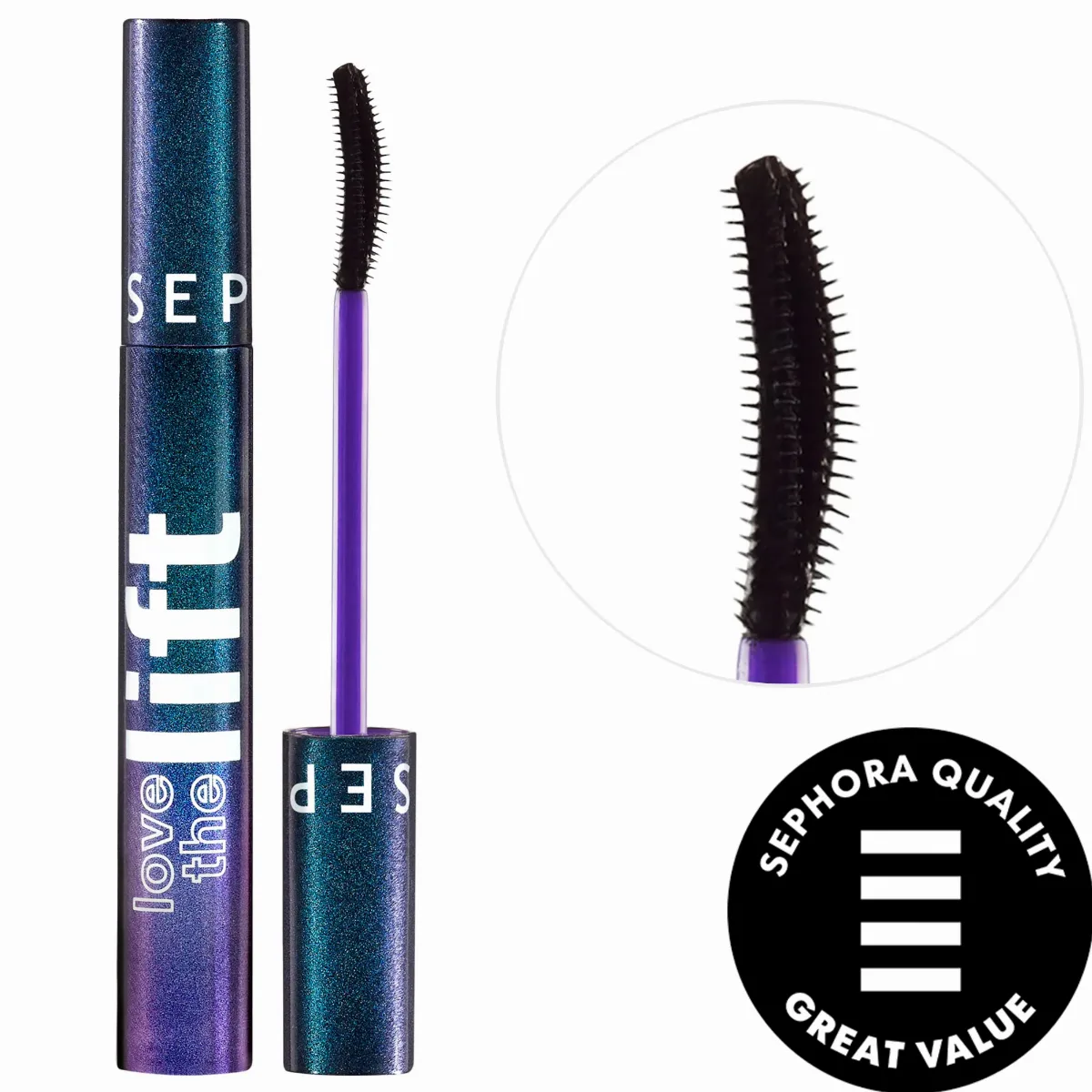 Love the Lift Curling + Volumizing Mascara Ultra Black 0.27 oz by SEPHORA COLLECTION