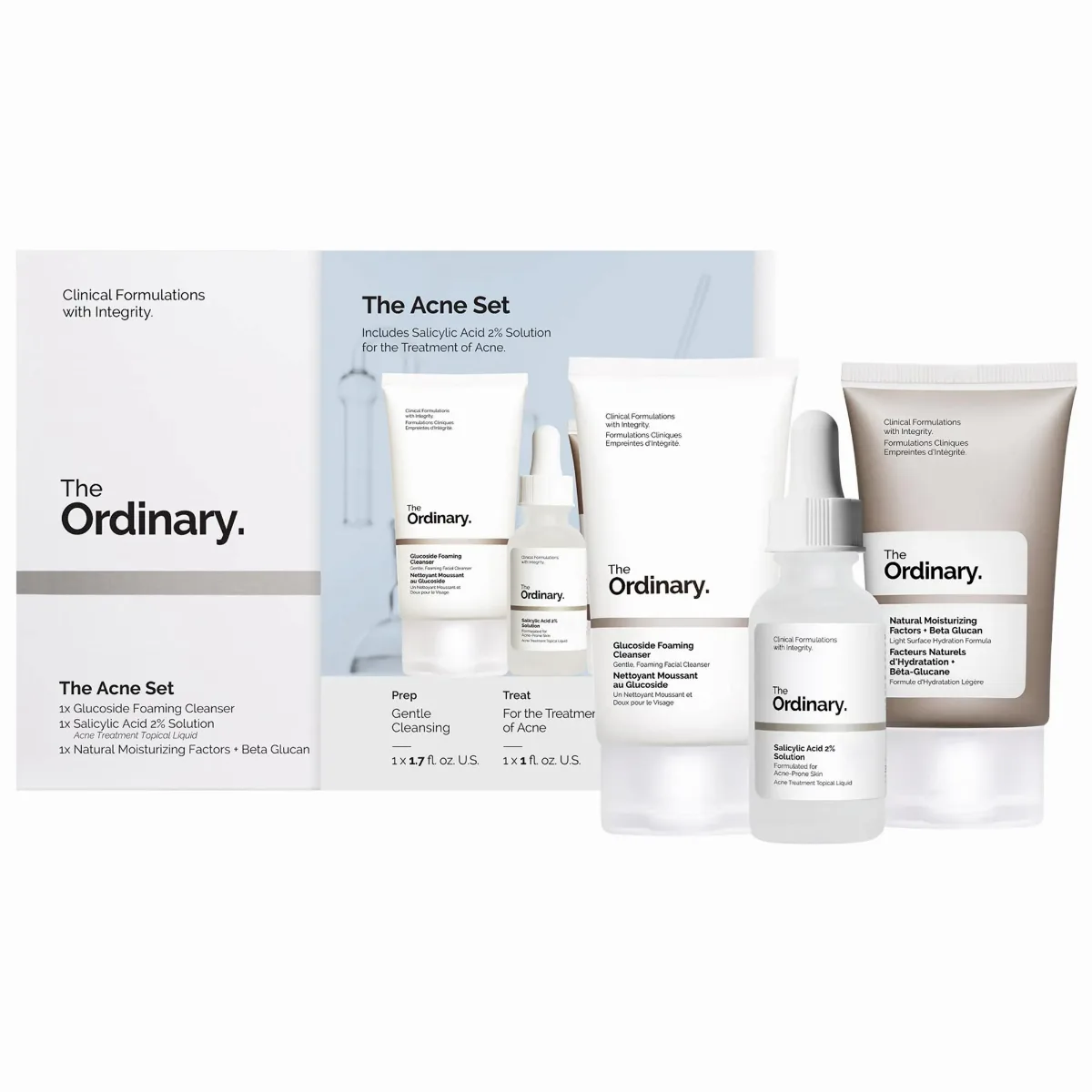 The Acne Set with Salicylic Acid by The Ordinary