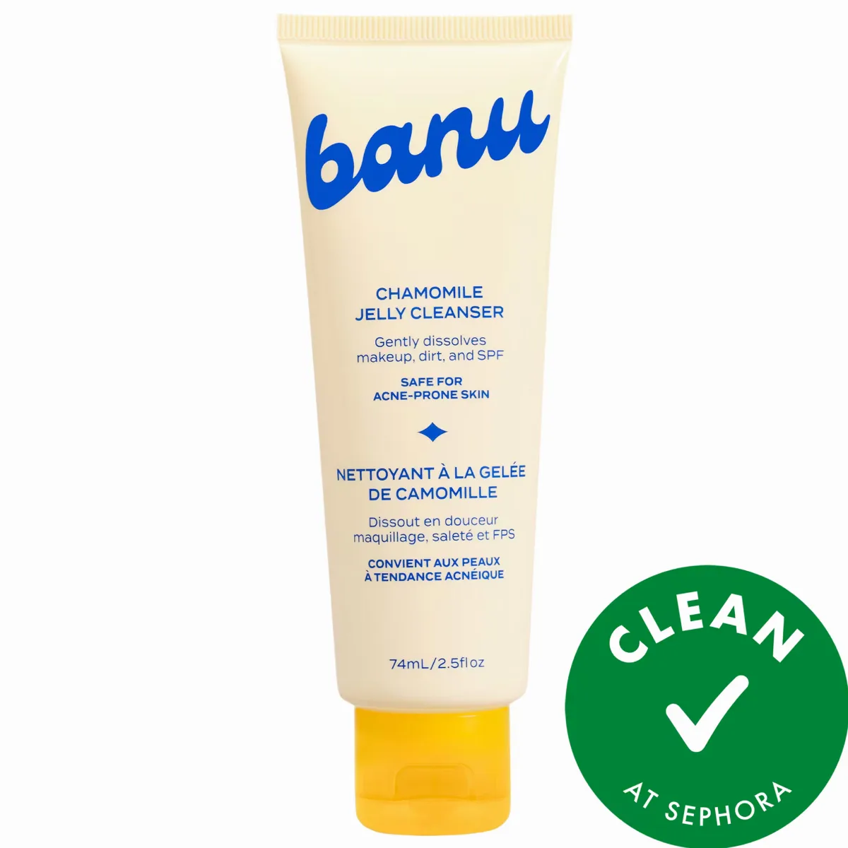 Chamomile Jelly Gentle Hydrating Cleanser for Pore Clarifying 2.5 Fl. oz./74 mL by banu