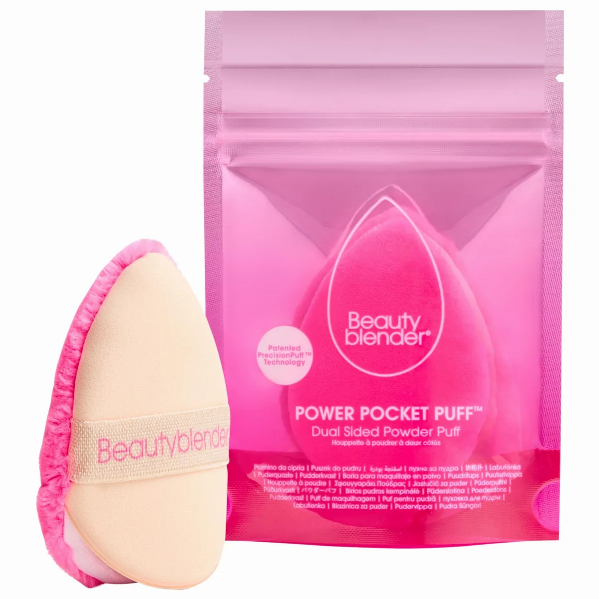 POWER Pocket PUFF Dual-Sided Powder Puff for Setting and Baking by Beautyblender