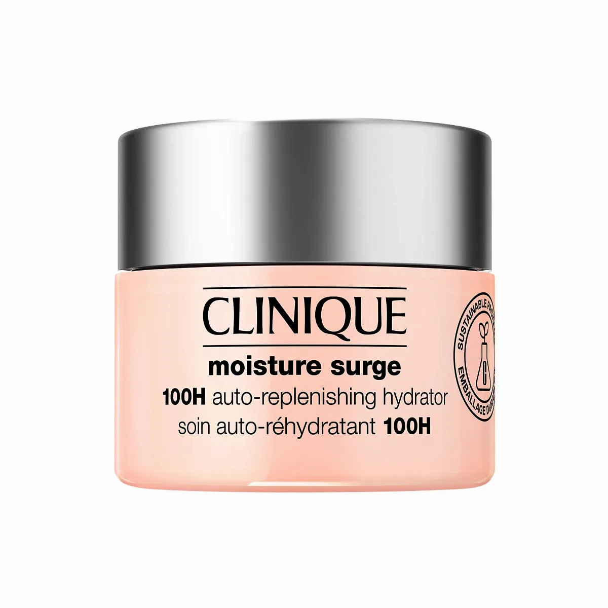 Mini Moisture Surge 100H Auto-Replenishing Hydrator Gel-Cream Moisturizer with Hyaluronic Acid 0.5 Oz/ 15 mL by CLINIQUE
