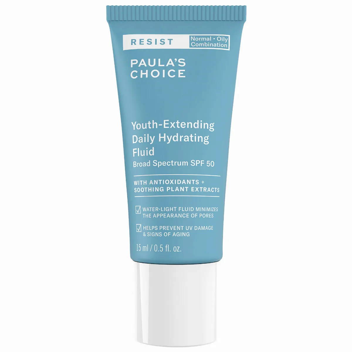 Mini Resist Youth-Extending Daily Hydrating Fluid SPF 50.5 oz / 15 mL by Paula's Choice