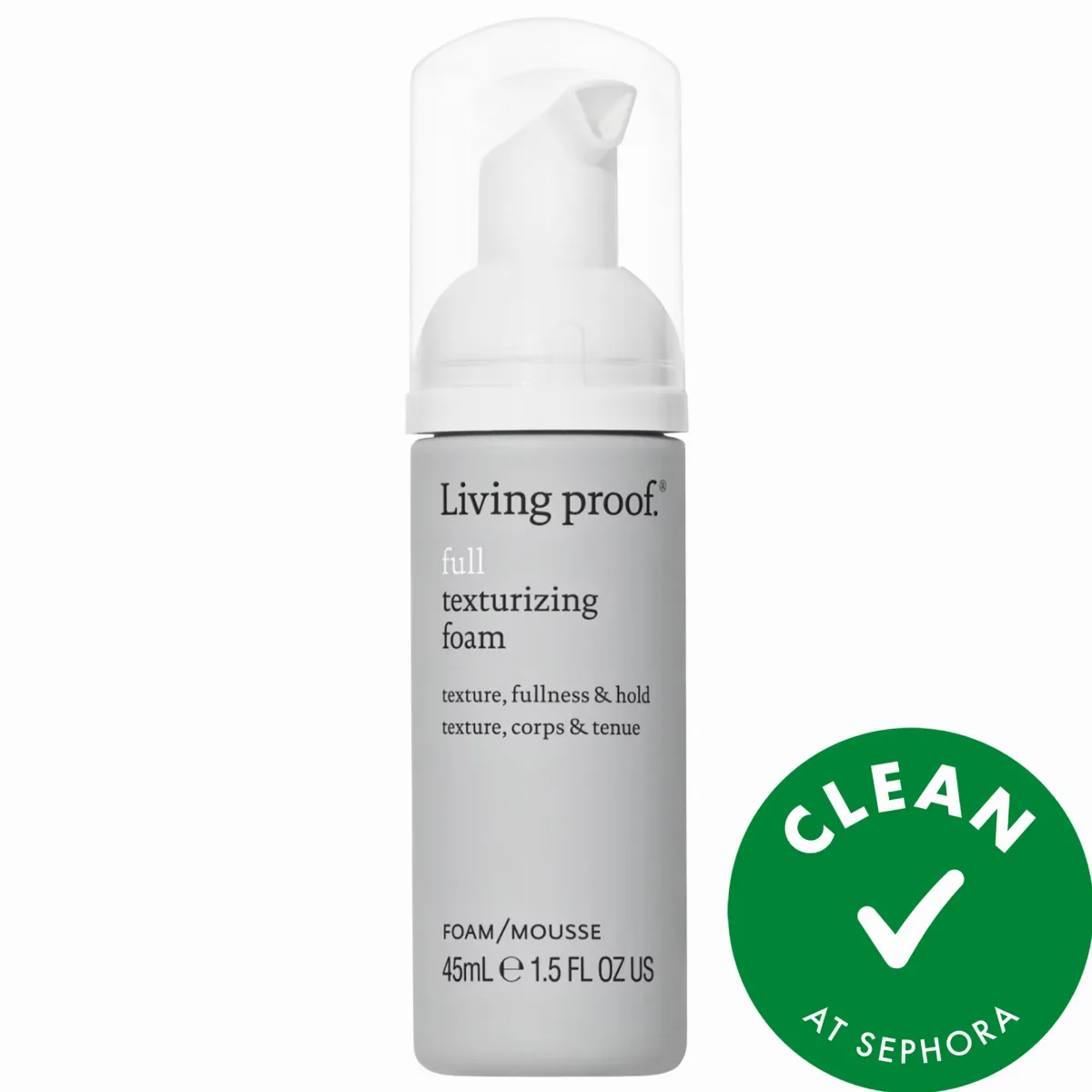 Mini Full Texturizing Hair Foam 1.5 oz / 45 Ml by Living Proof