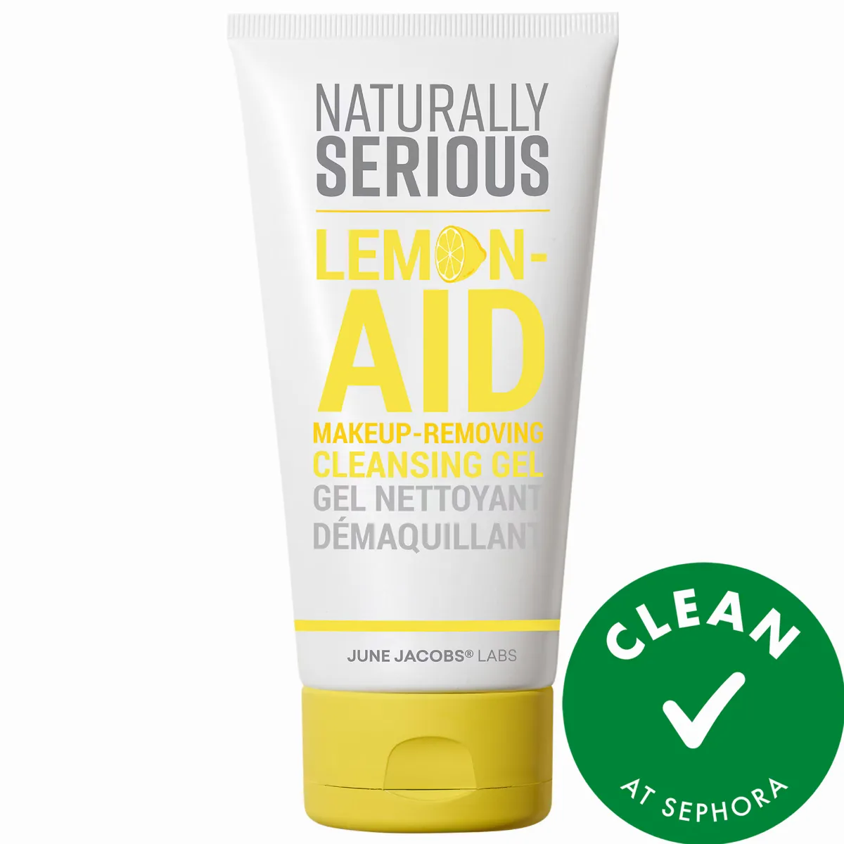 Lemon-Aid Makeup-Removing Cleansing Gel 4 oz / 120 mL by Naturally Serious