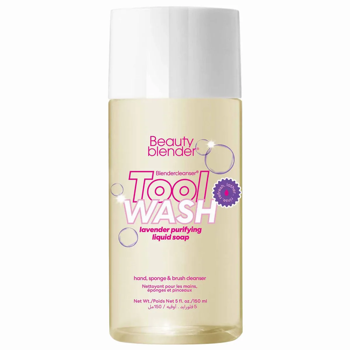 Blendercleanser Tool Wash Lavender Liquid Soap 5 oz / 150 mL by Beautyblender