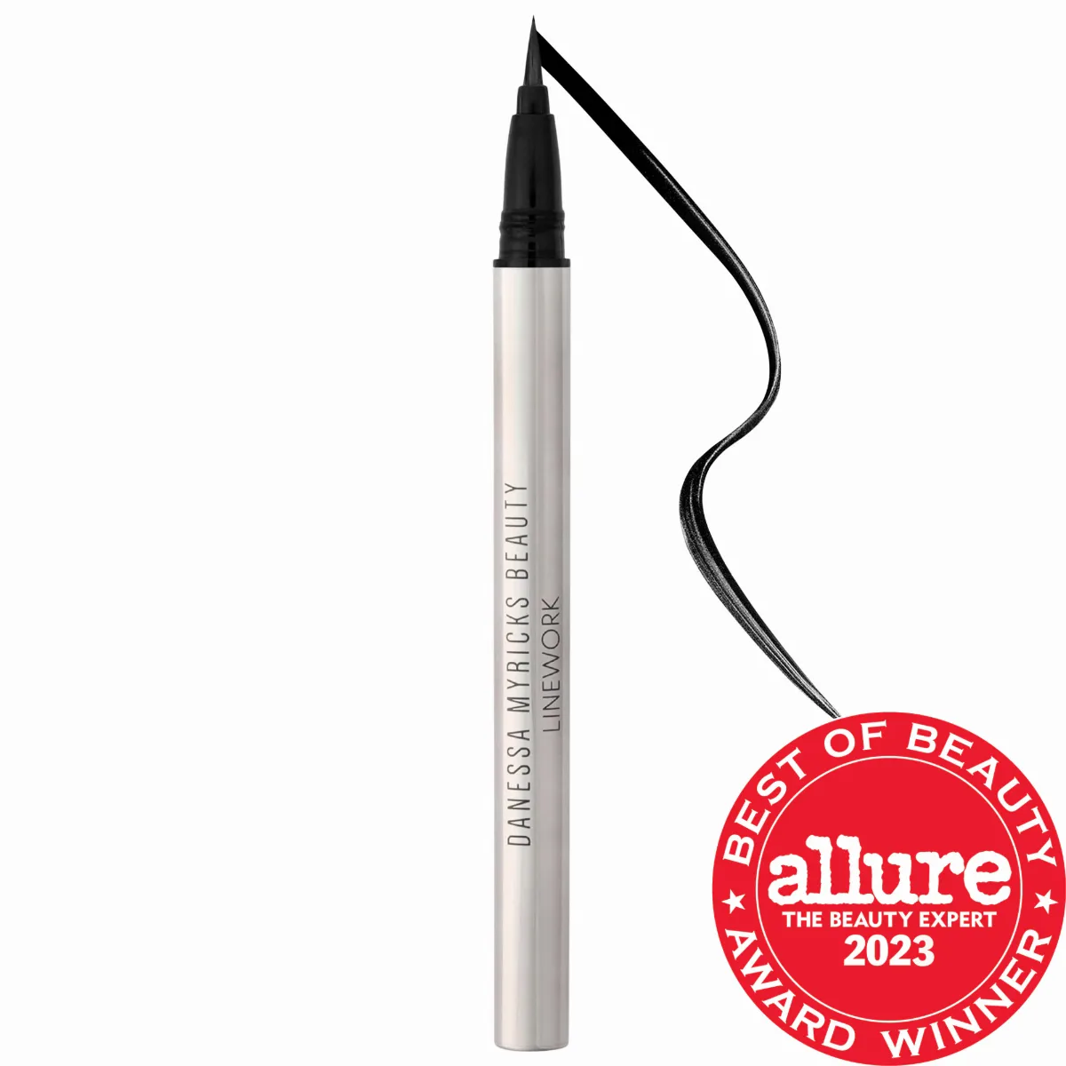 Linework Paintbrush Fluid Liquid Eyeliner 0.034 oz / 1 Ml by Danessa Myricks Beauty